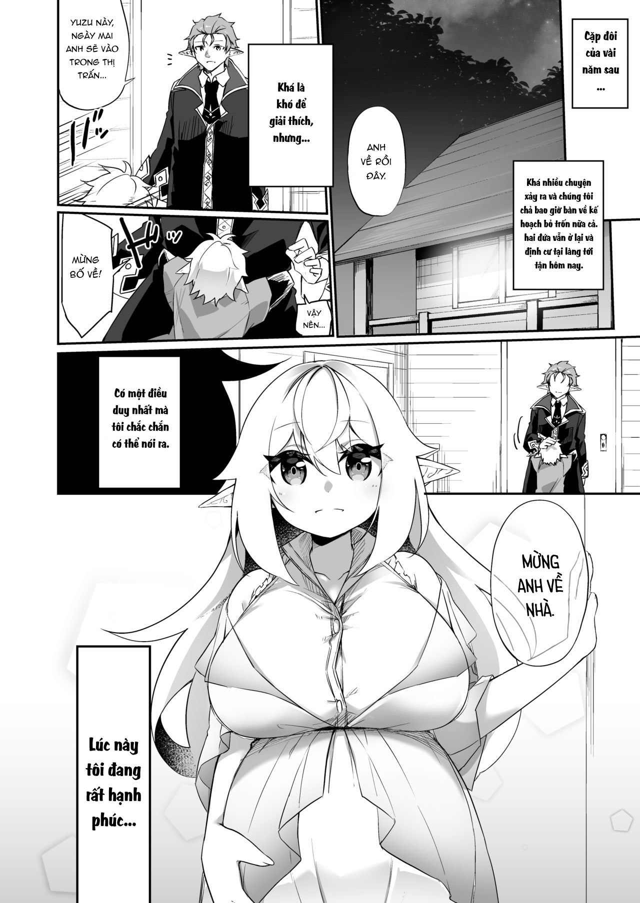 Đọc truyện hentai Câu chuyện một mạo hiểm giả trở thành Elf và kết hôn với bạn tâm giao của mình. - Oneshot 2