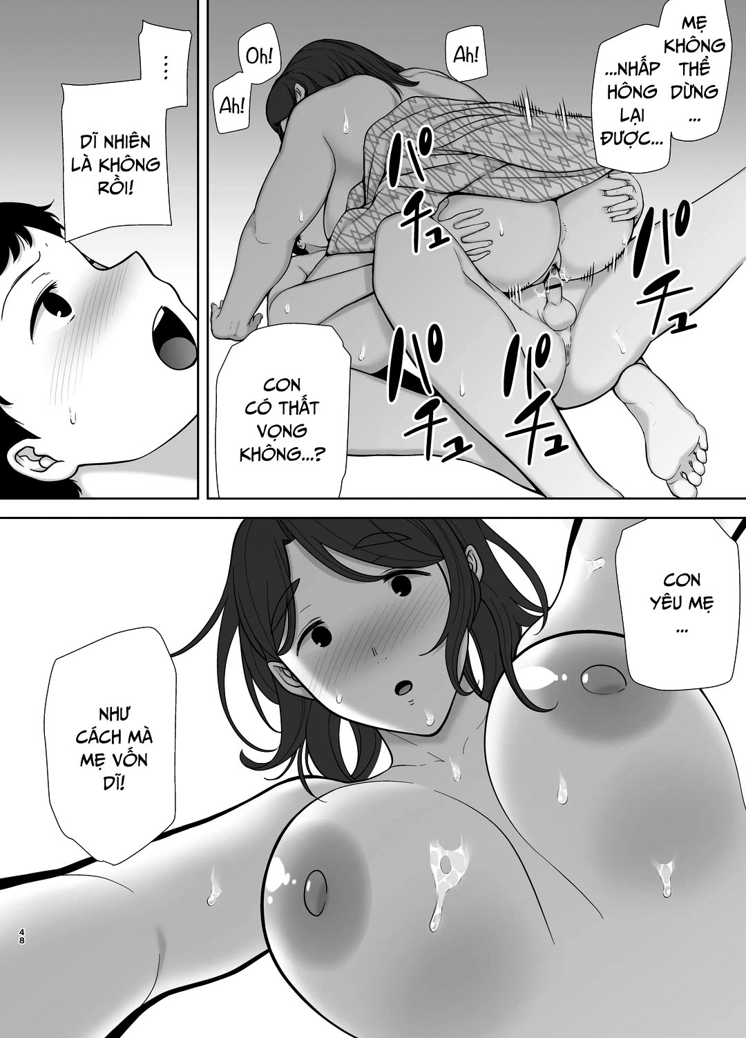 Đọc truyện hentai Mẹ là người phụ nữ mà tôi yêu - Chap 4 - Suối nước nóng