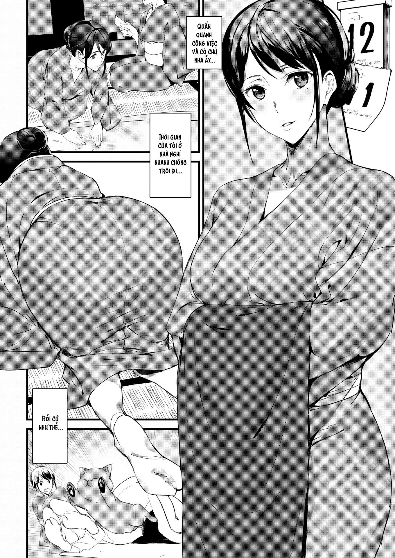 Đọc truyện hentai Gohoushi Zakari - Chap 3 - The Cat Springs Young Matron