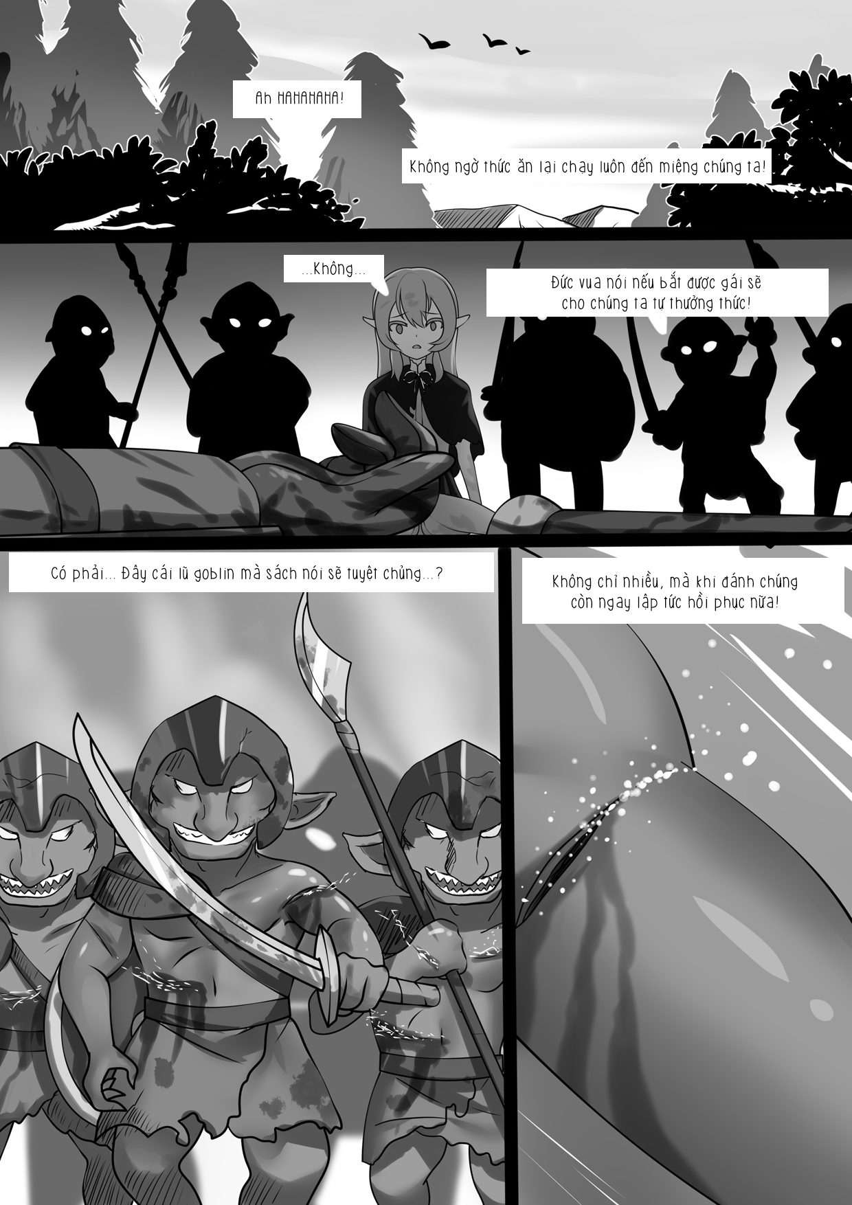 Đọc truyện hentai Lũ Orc Đột Kích - Chap 2