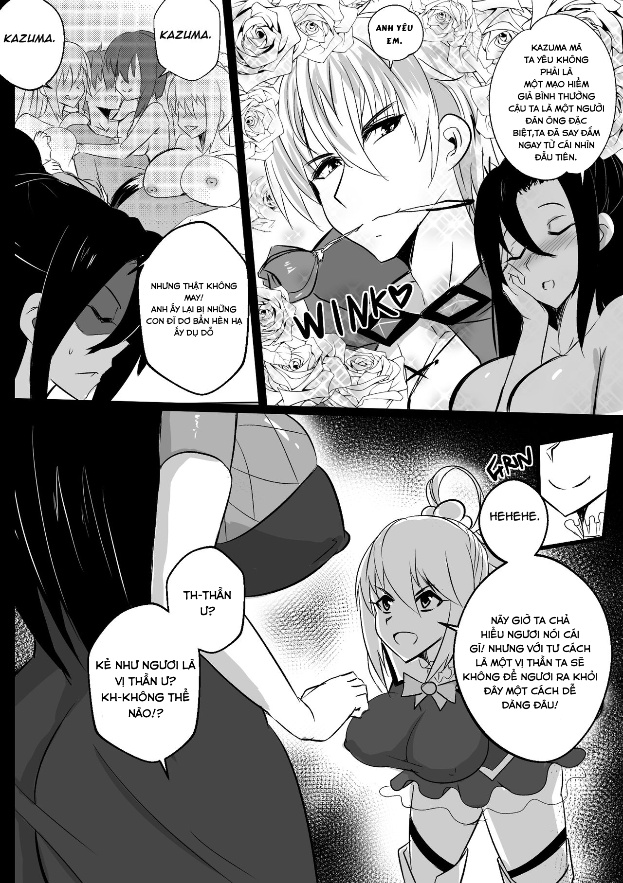 Đọc truyện hentai Sự trả thù vì dám lén phén với anh yêu kazuma - Oneshot