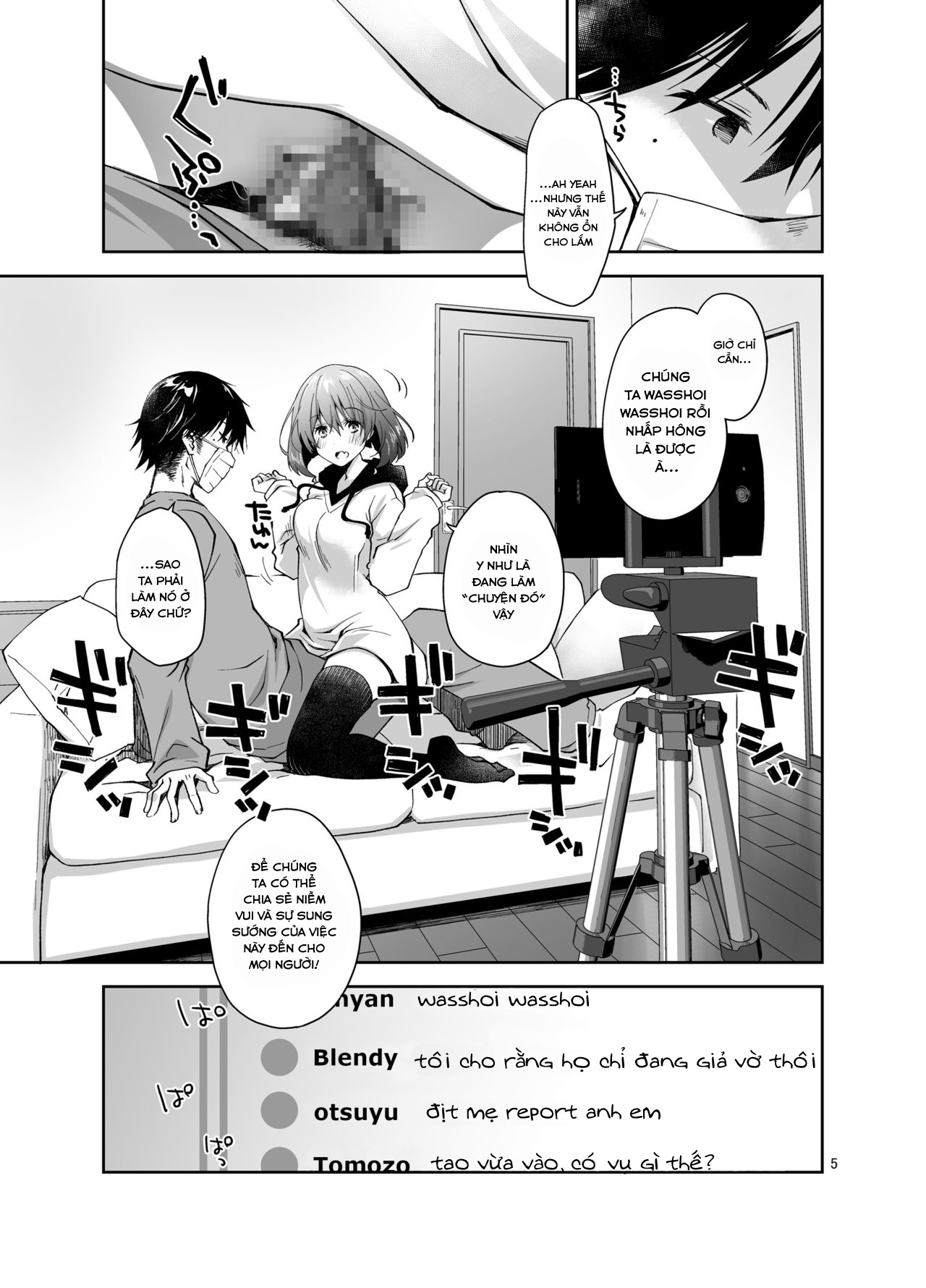 Đọc truyện hentai Nama de Haishin Yattemasu - Chap 1