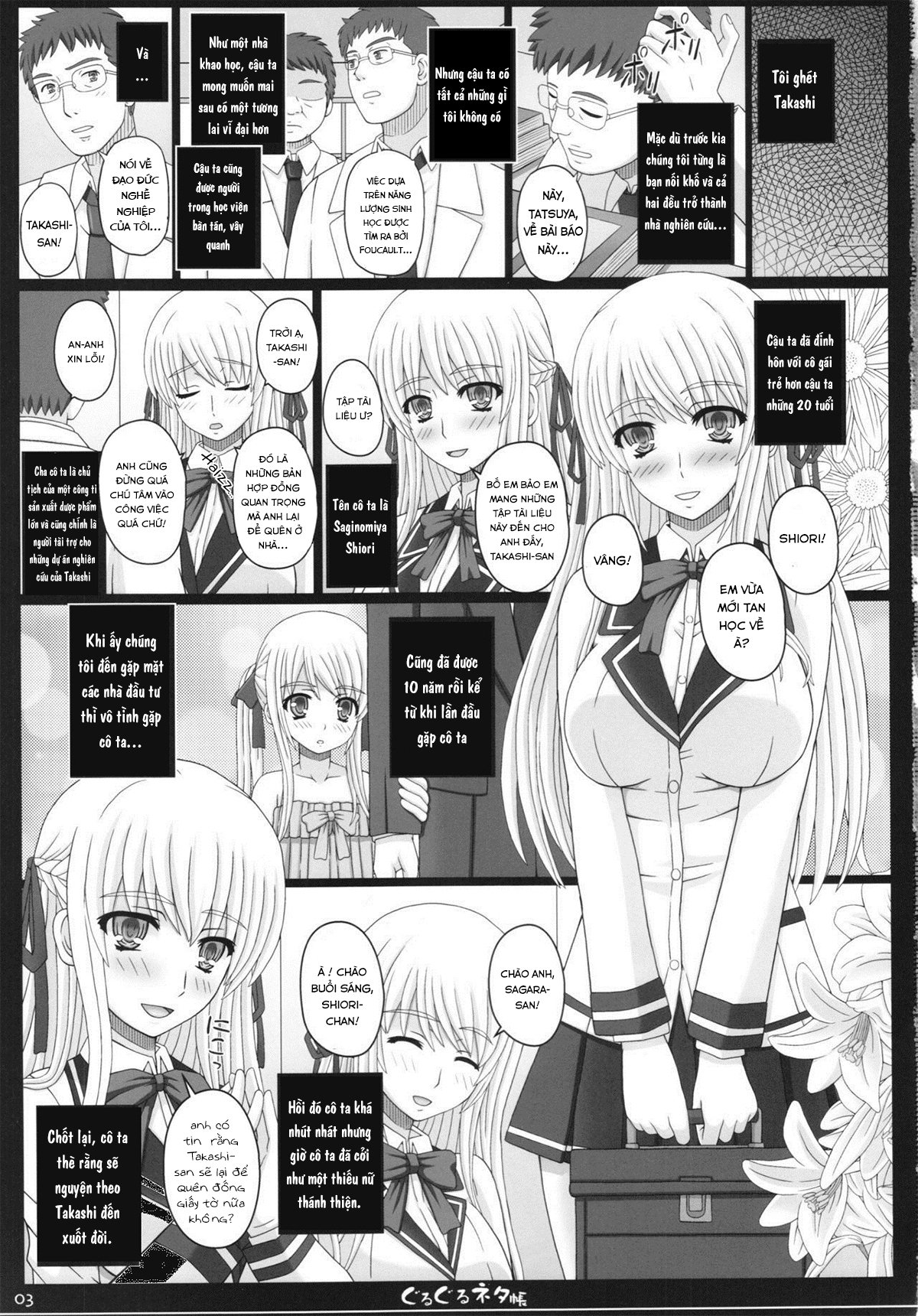 Đọc truyện hentai Shiawase no Katachi no Guruguru Netachou 83R + Paper - Oneshot.