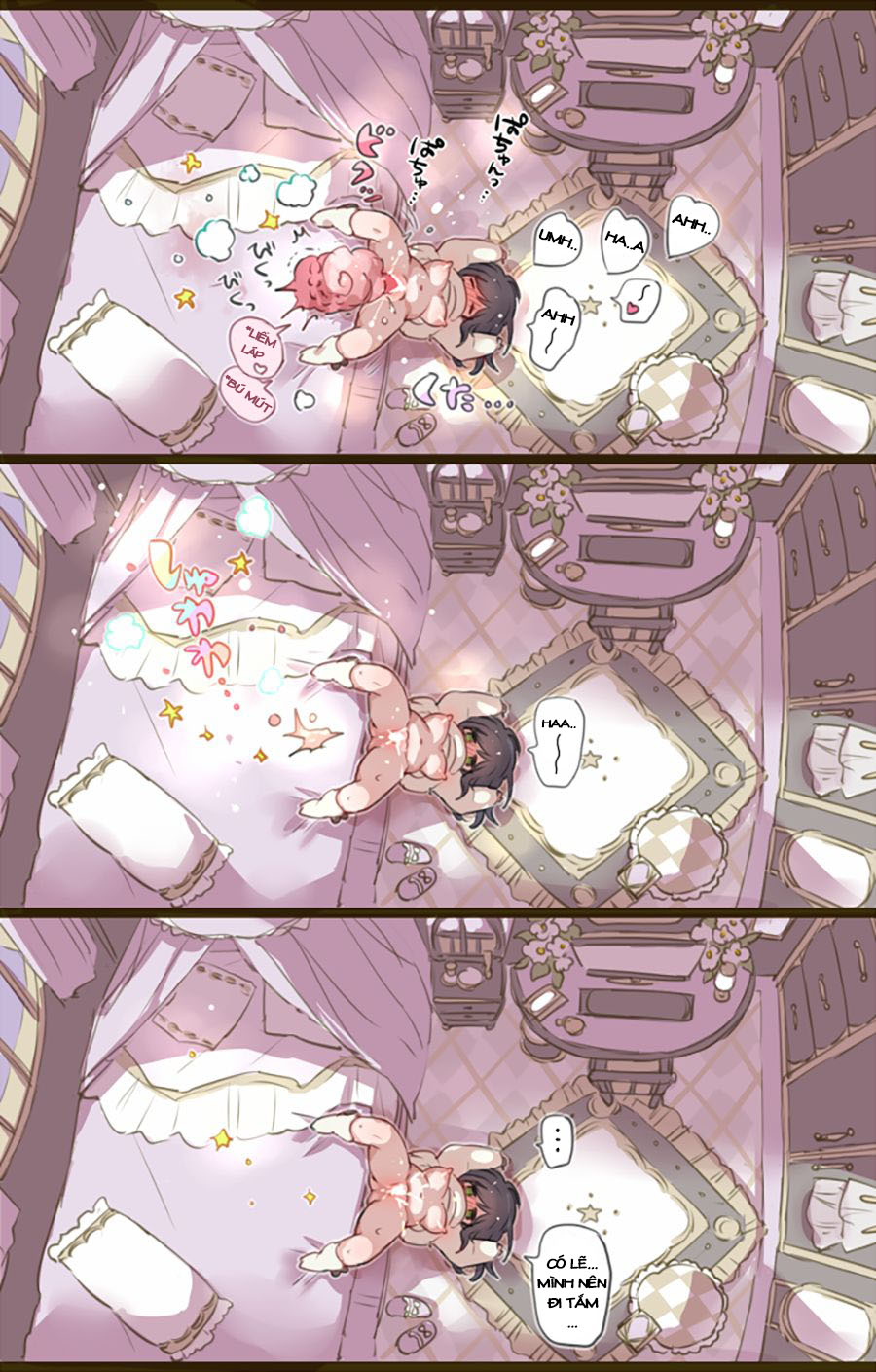 Đọc truyện hentai Ouchi de Yaru Koto Nai node Shokushu Shoukan Shite Ecchi ni Fukeru Mahou Shoujo - Oneshot