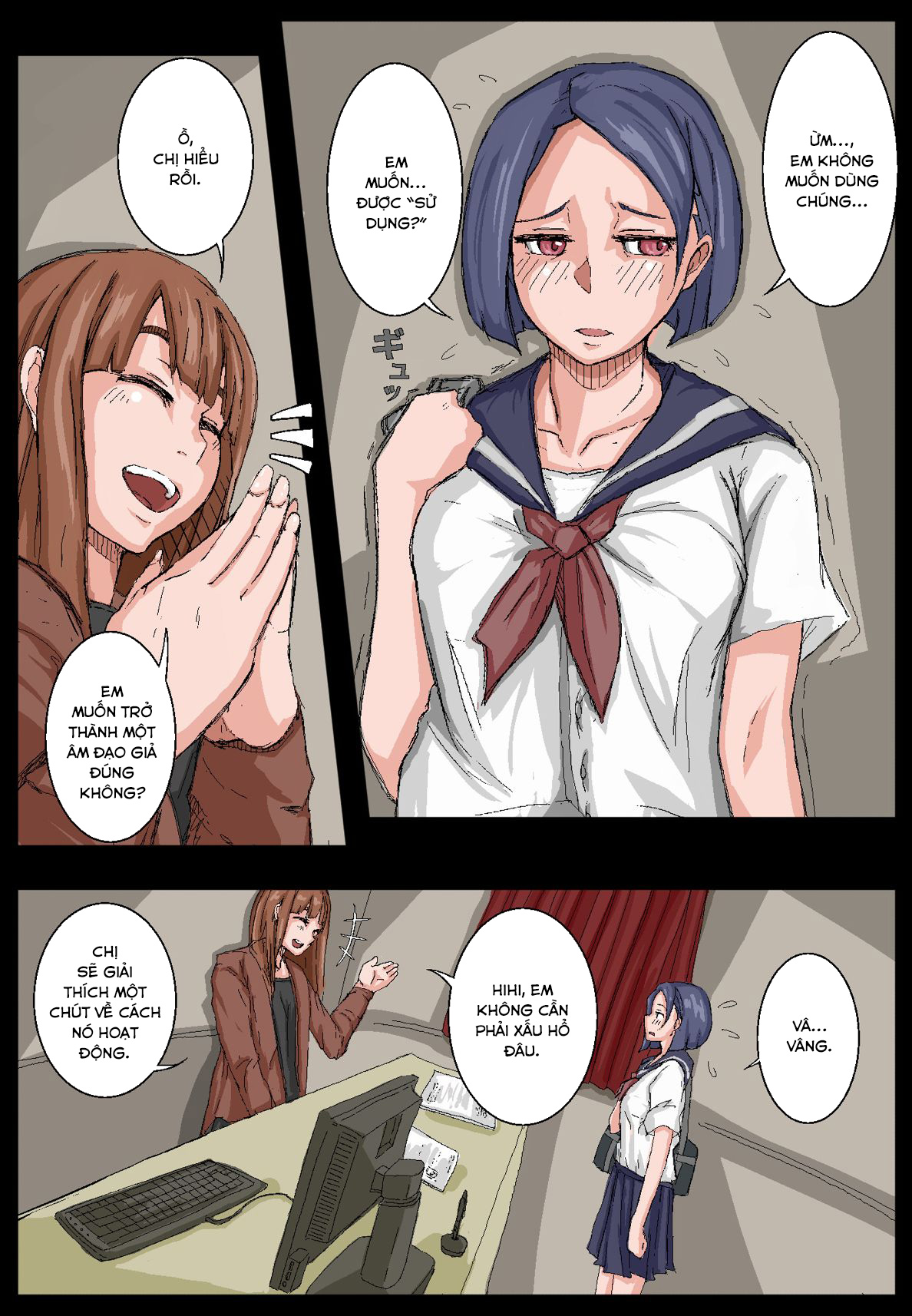 Đọc truyện hentai Trải nghiệm làm một âm hộ giả của Senpai! - Part 1
