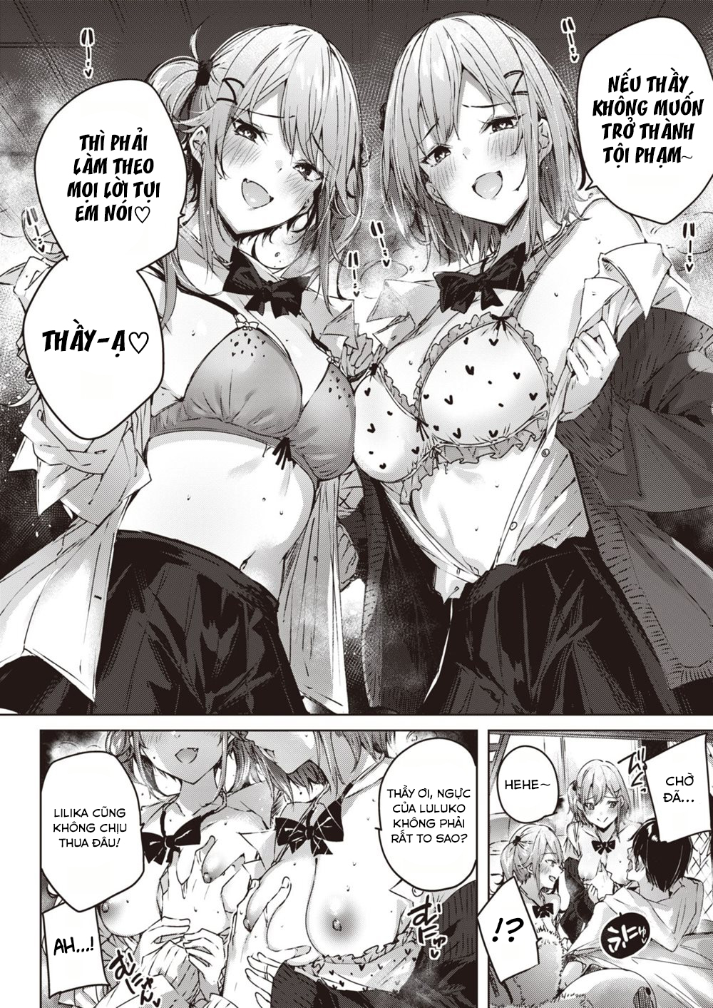 Đọc truyện hentai Onedari Twins - Oneshot