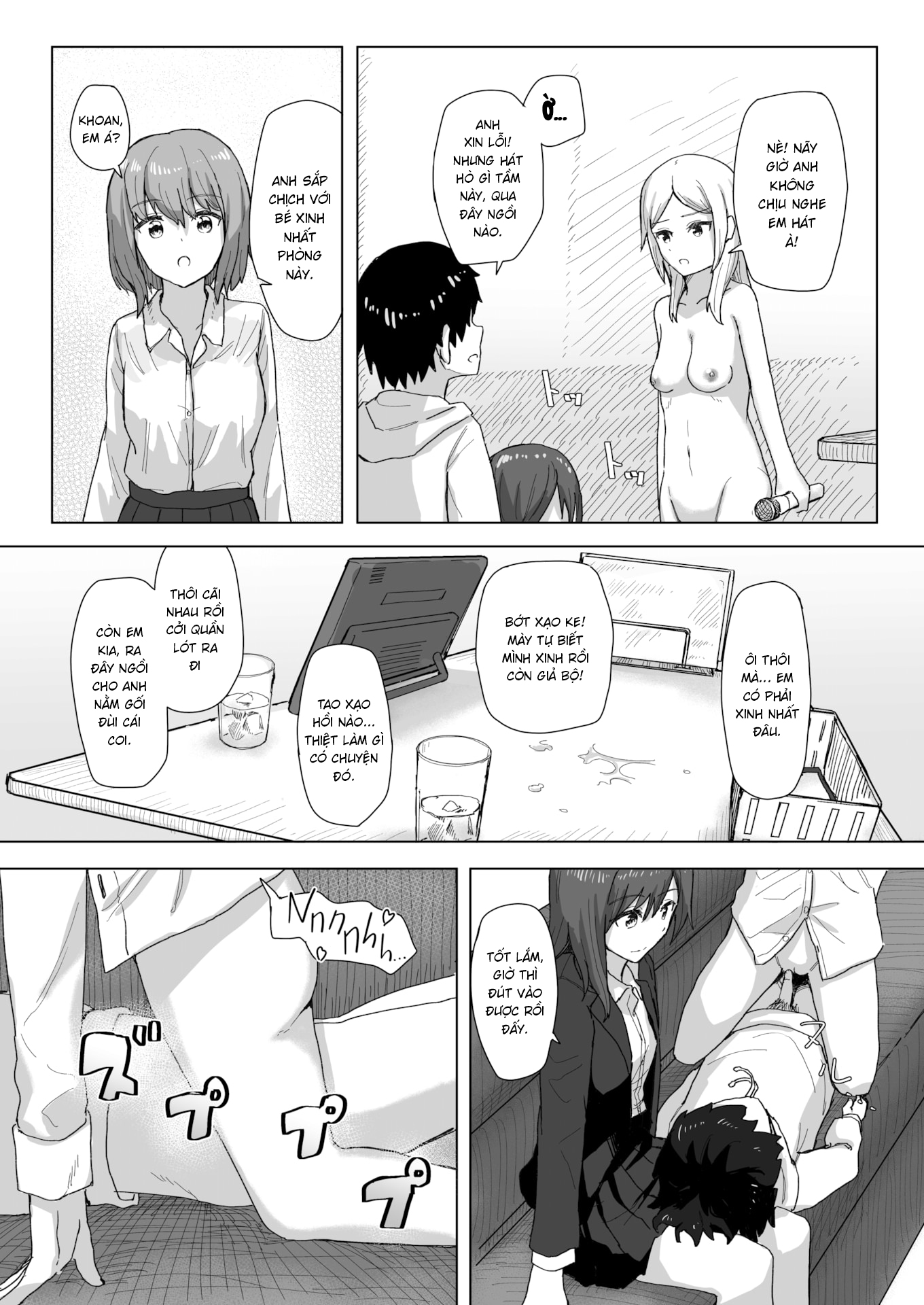 Đọc truyện hentai Nhật ký hoán đổi thường thức - Chap 4: Hội bạn cẩu huyết karaoke