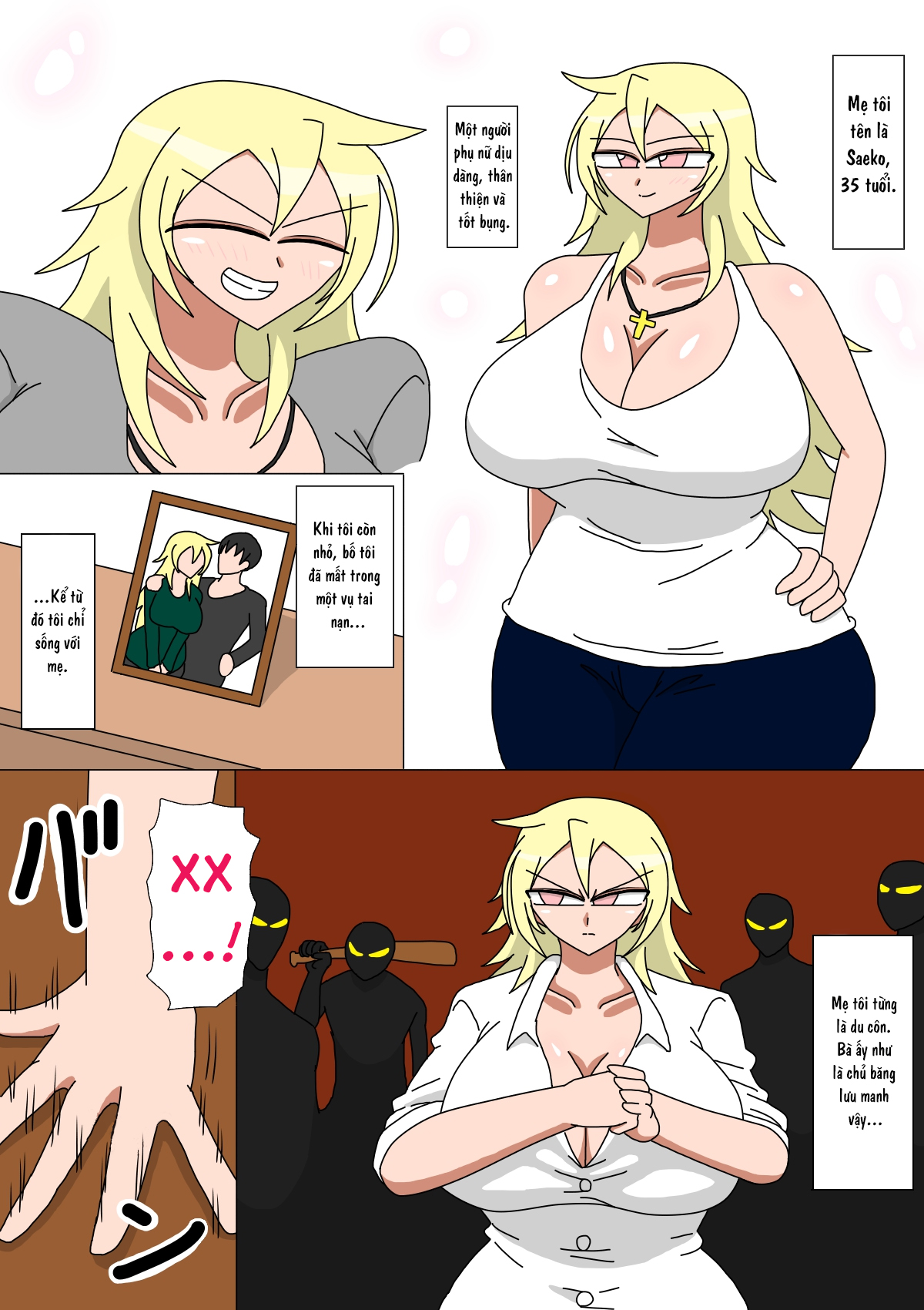Đọc truyện hentai Sống cùng với bà mẹ của tôi! - Oneshot