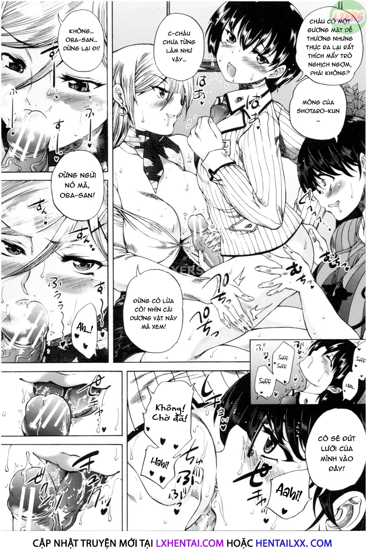 Đọc truyện hentai Oba-Shota Harem - Chap 2