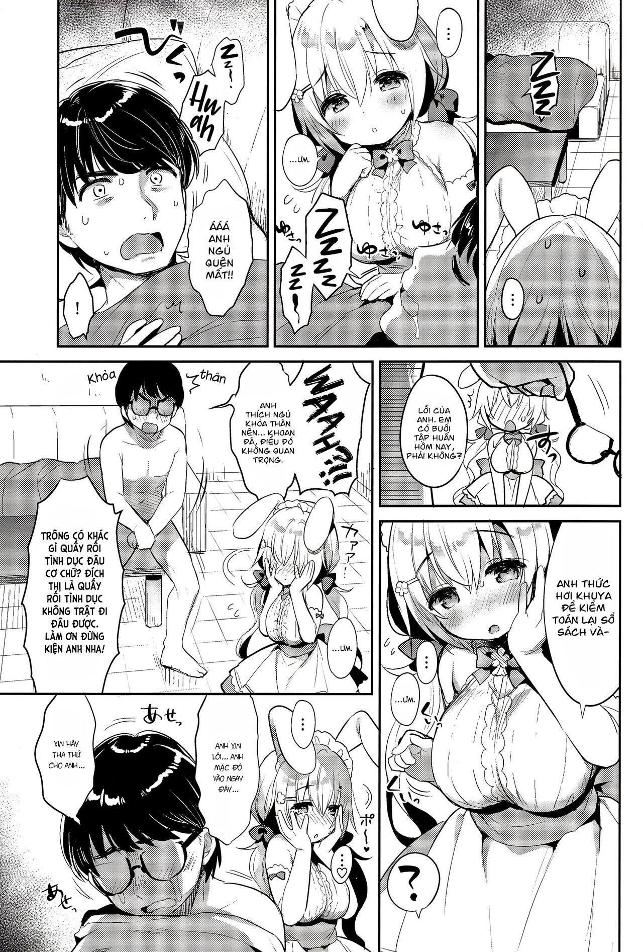 Đọc truyện hentai Albino Sakura-chan to Ama Ecchi - Oneshot
