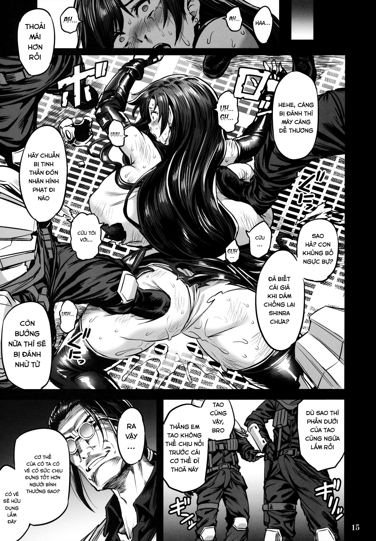 Đọc truyện hentai Deka Chichi Terrorist no Kousei Kouhai Jikken (Final Fantasy VII) - Oneshot