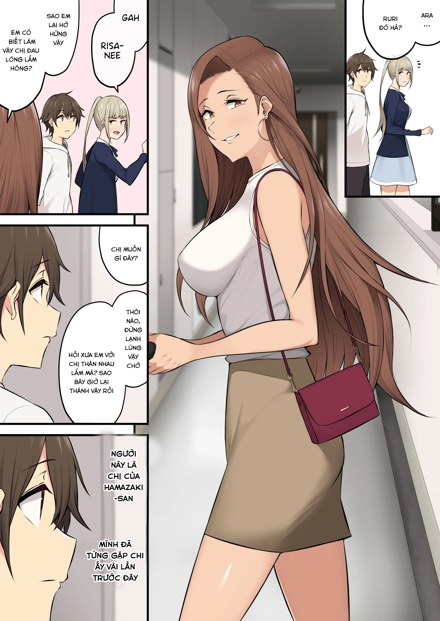 Đọc truyện hentai Imaizumi đưa cả bầy Gyaru về nhà mình - Chap 4.1