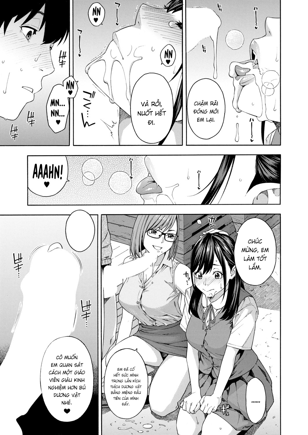 Đọc truyện hentai Ban nghiên cứu hành vi kích thích dương vật bằng miệng - Chap 1