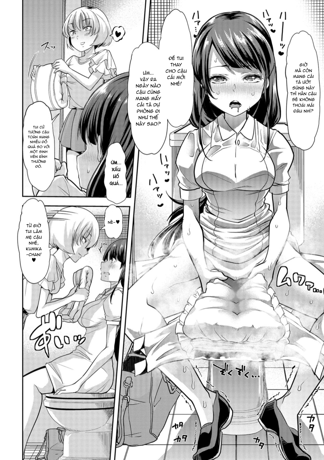 Đọc truyện hentai Himitsu no Gyaku Toilet Training - Chap 2.