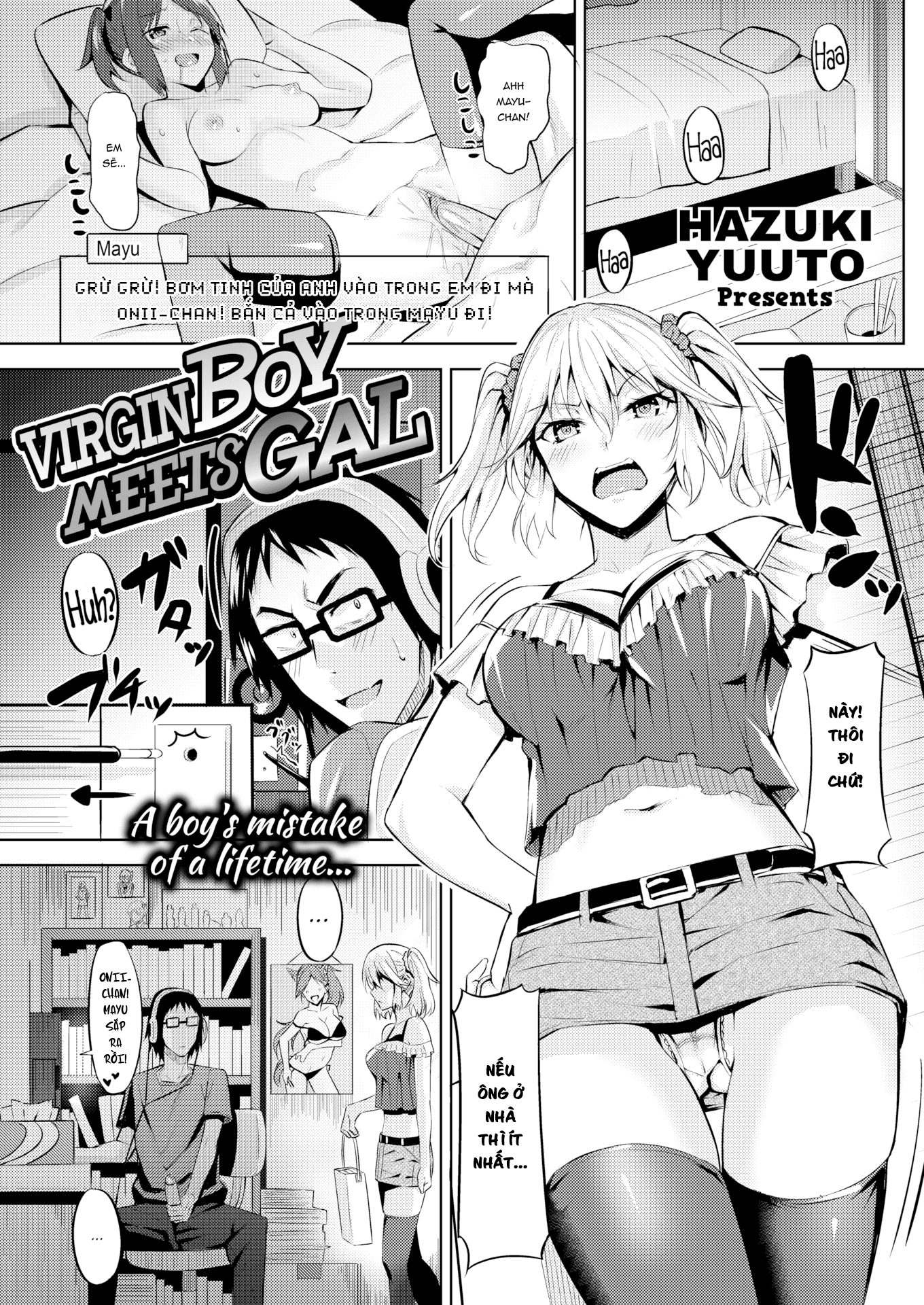 Đọc truyện hentai Trai tân gặp gái gal - Oneshot