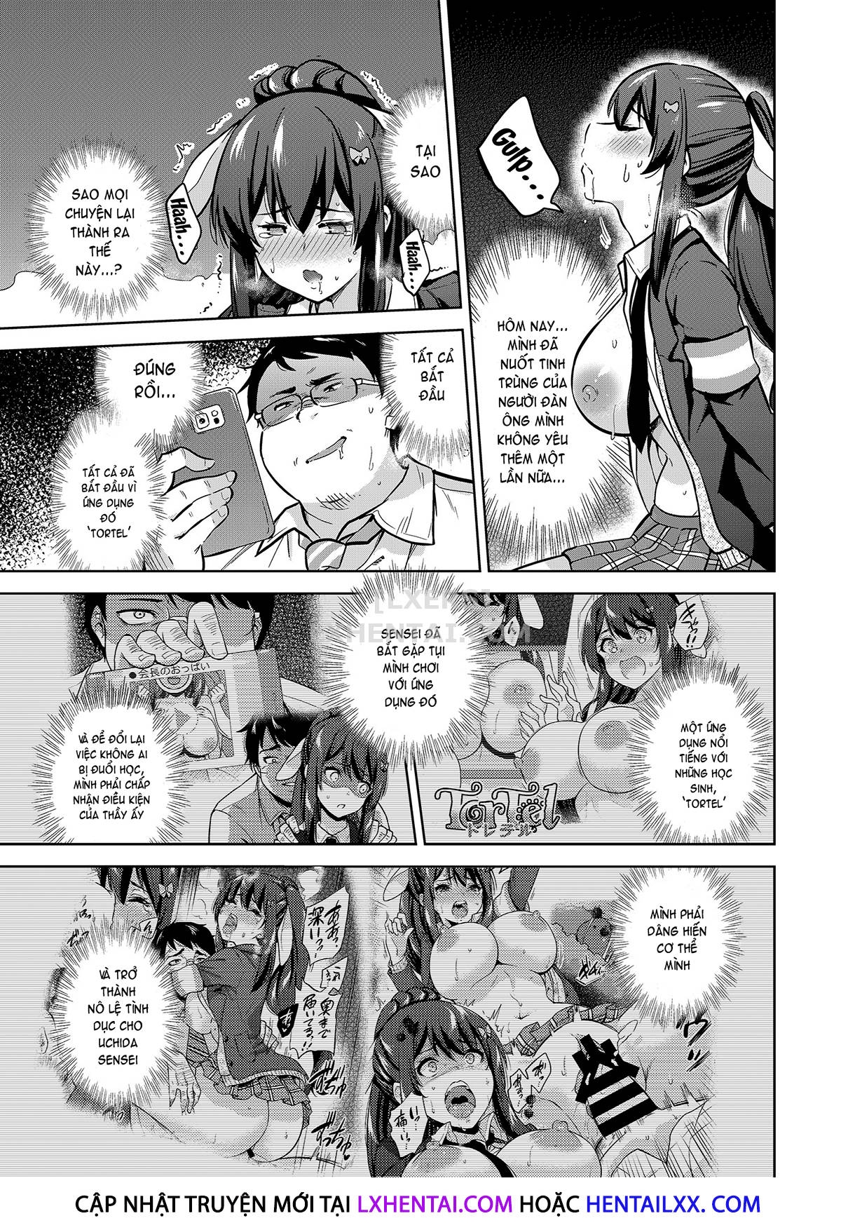 Đọc truyện hentai SNS Seitokai Yakuin Wo Netotte Share Suru Hanashi. Chap 2