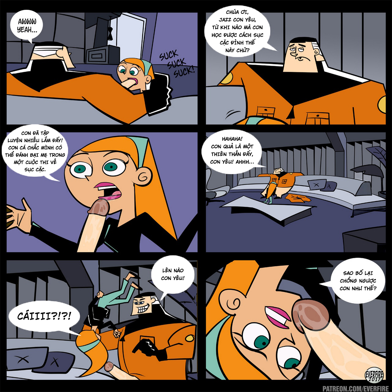 Đọc truyện hentai Tình cảm gia đình (Danny Phantom) - Oneshot