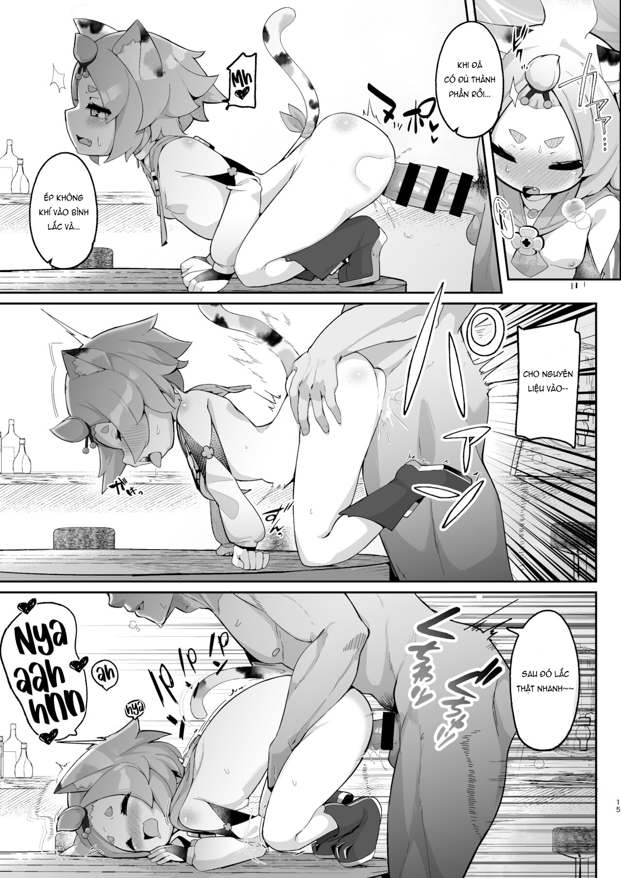 Đọc truyện hentai Ly cocktail bí mật của Diona - Oneshot