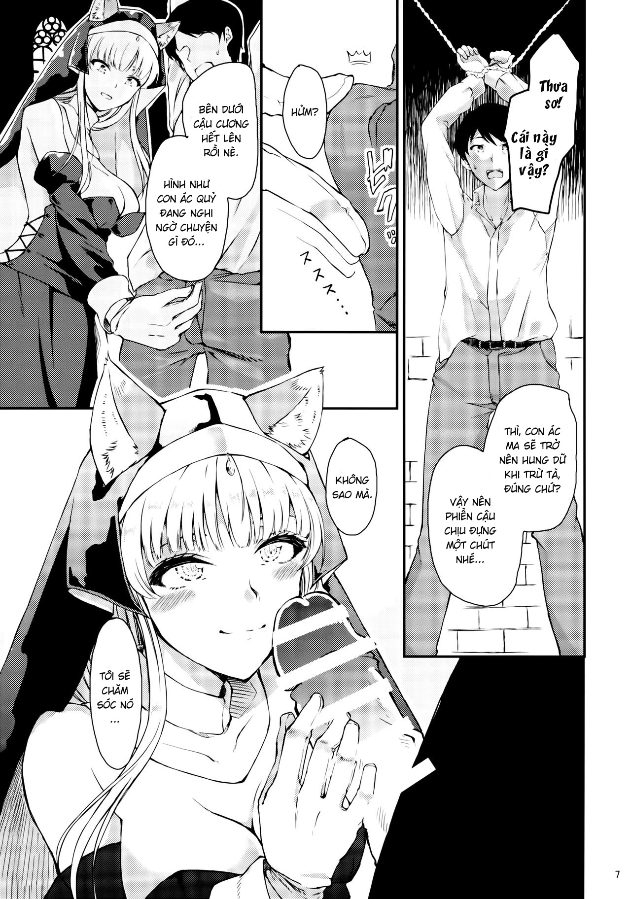 Đọc truyện hentai Chị gái trừ tà - Oneshot