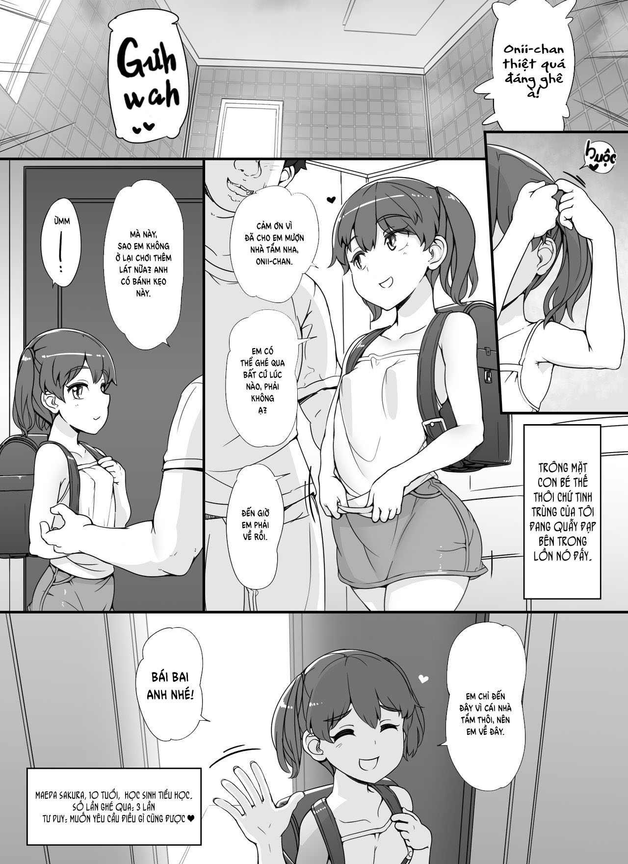 Đọc truyện hentai Dàn gái xinh trong bồn tắm - Chap 1 - Chơi em Loli