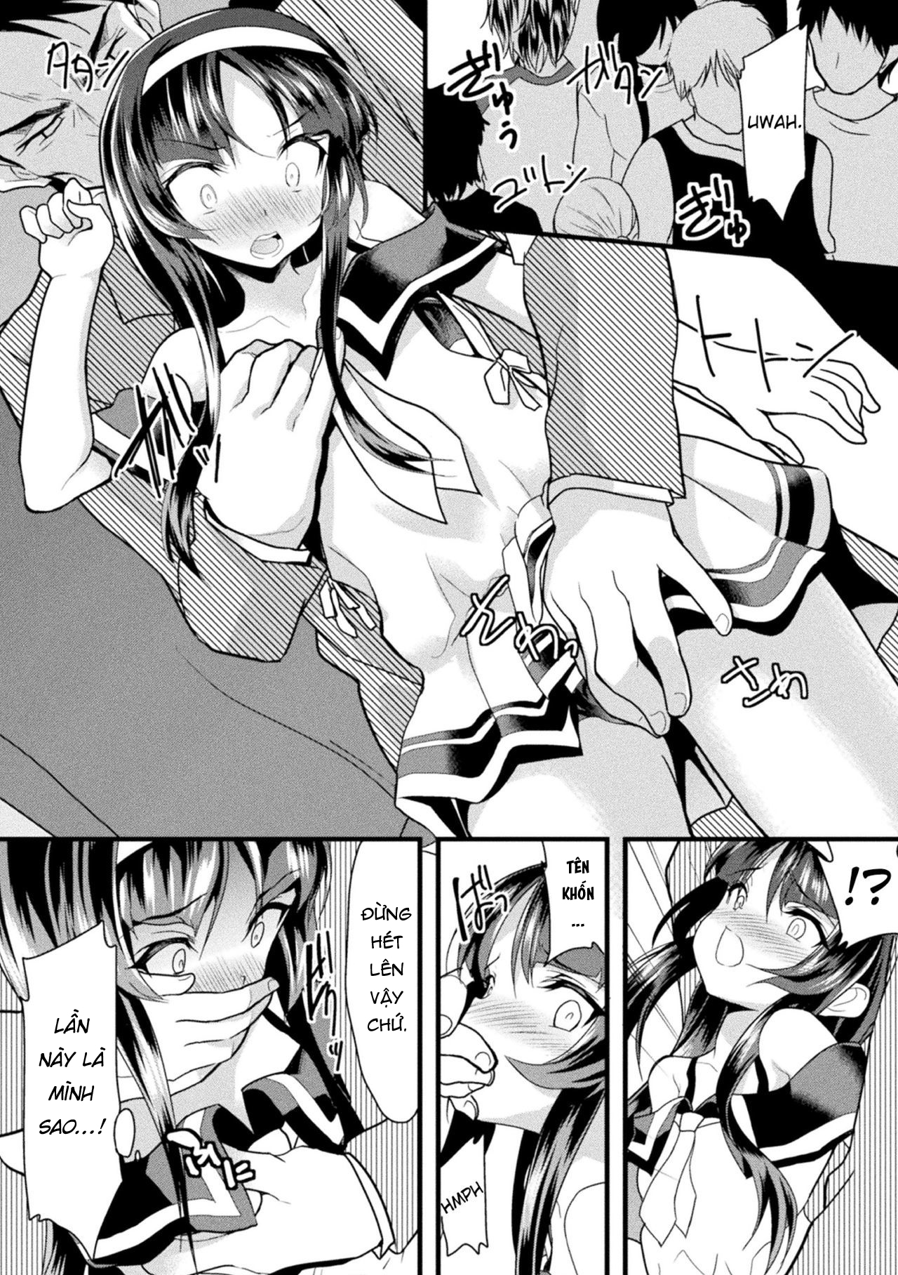 Đọc truyện hentai Kaisoku Kyuukou Kyousei Fuck - Rapid Express Forced Fuck - Oneshot