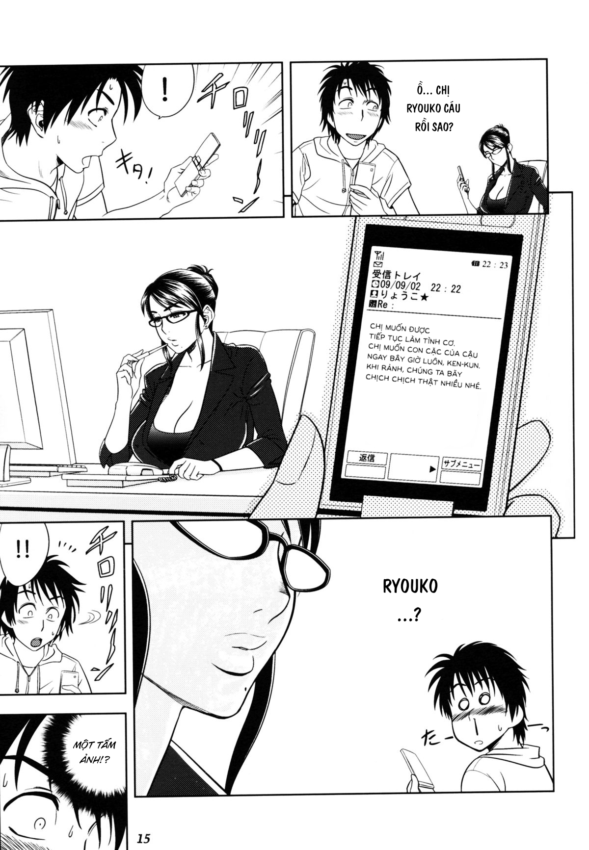 Đọc truyện hentai Keitai de Good Job! - Oneshot
