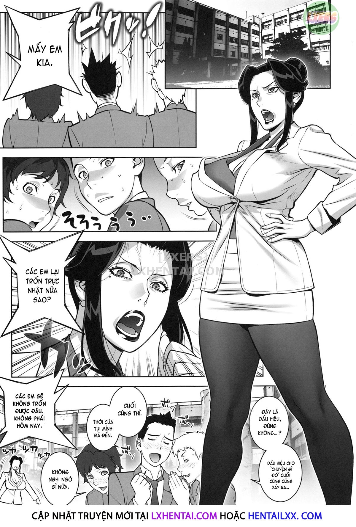 Đọc truyện hentai Etsuraku no Onna Rijichou - Chap 3 ~Himitsu No Hokenshitsu Hen~
