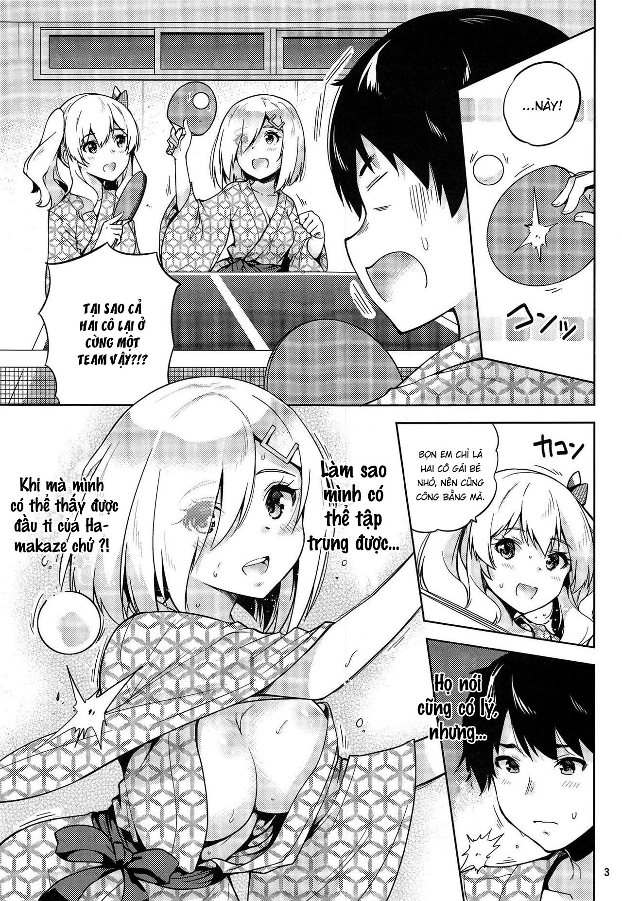 Đọc truyện hentai Kashima và Hamakaze ở suối nước nóng - Oneshot