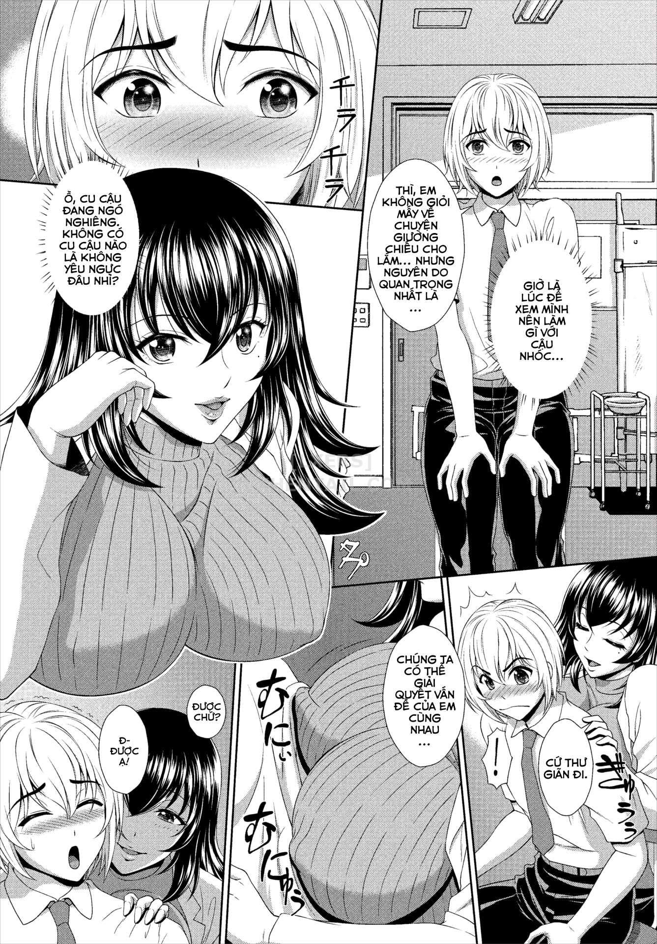 Đọc truyện hentai The School Nurse Is a Sex-Crazed Succubus - Chap 1