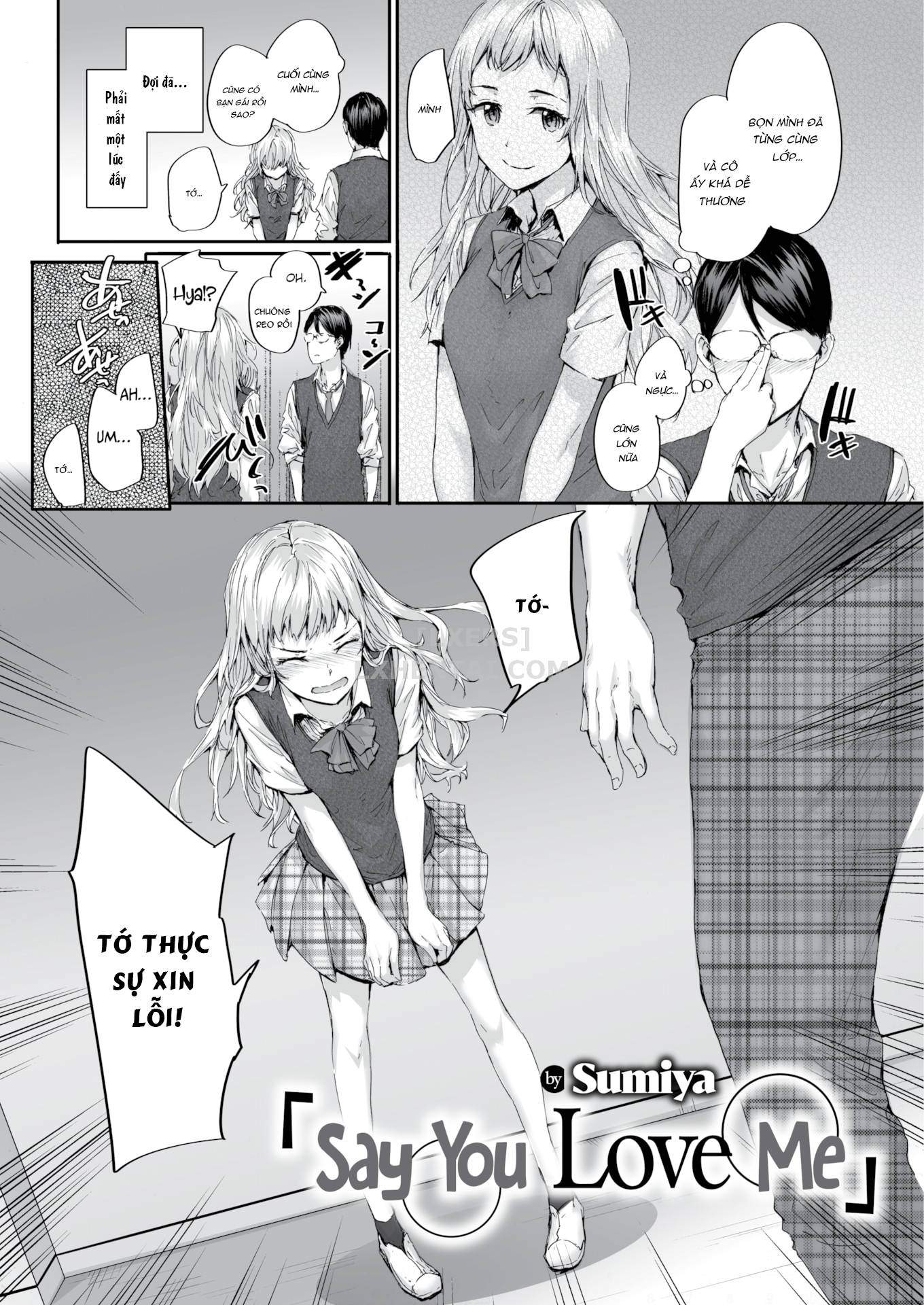 Đọc truyện hentai Say You Love Me - Oneshot