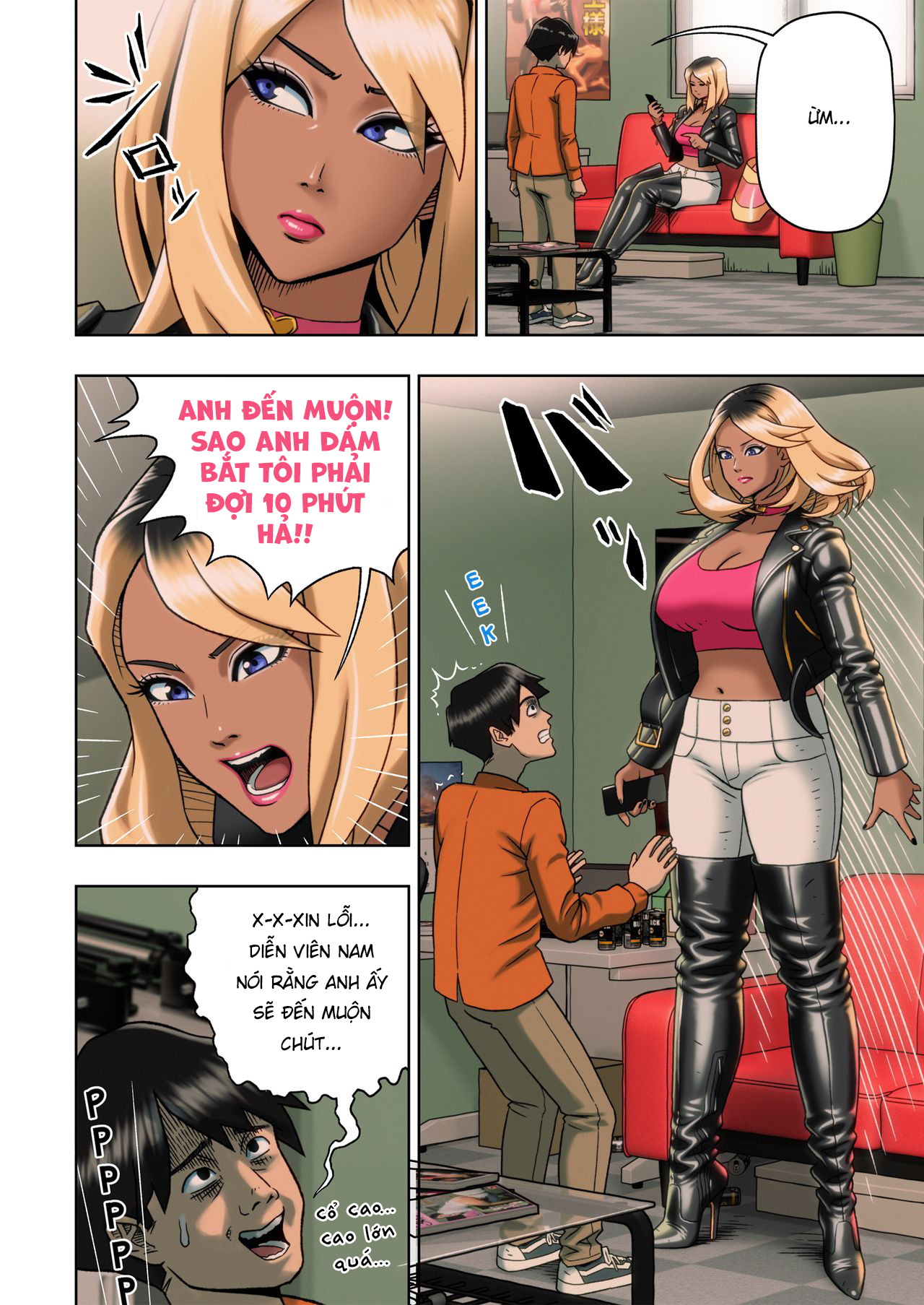 Đọc truyện hentai Black Gyaru Bondage - Oneshot