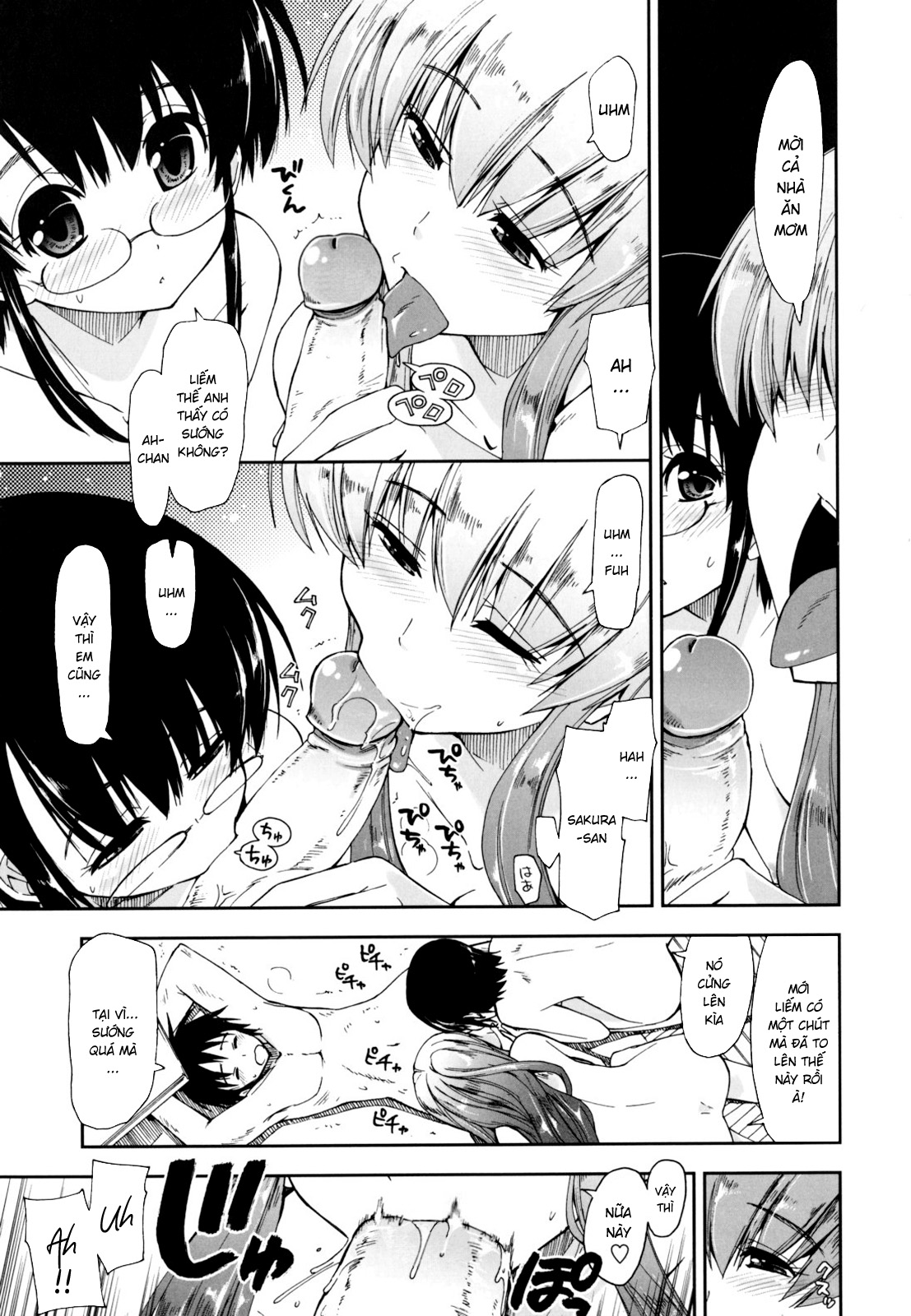 Đọc truyện hentai Sống chung cùng 3 chị em [Không Che] - Chap 6