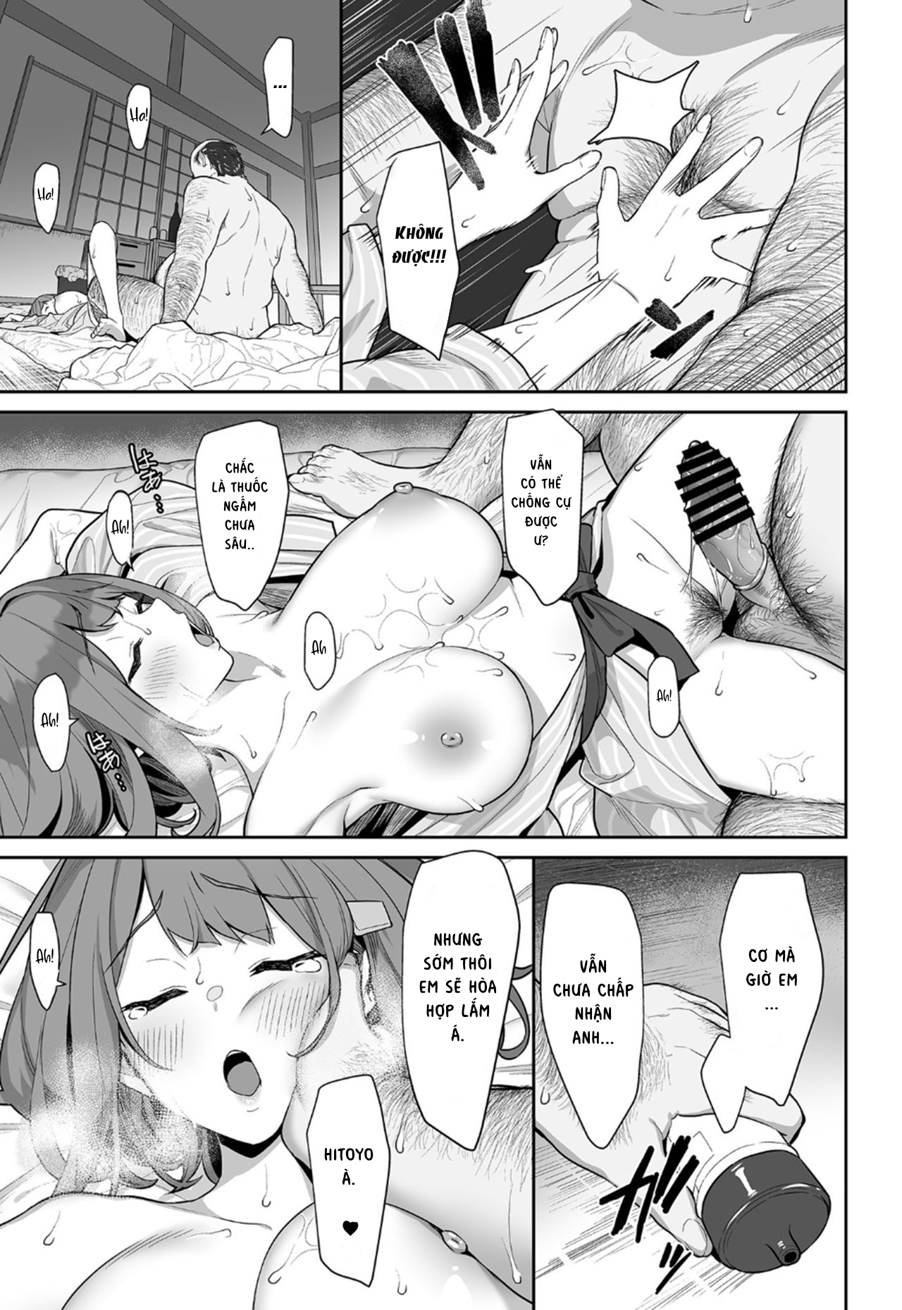 Đọc truyện hentai Hitoyo-chan no Junan 2 - Chap 1.