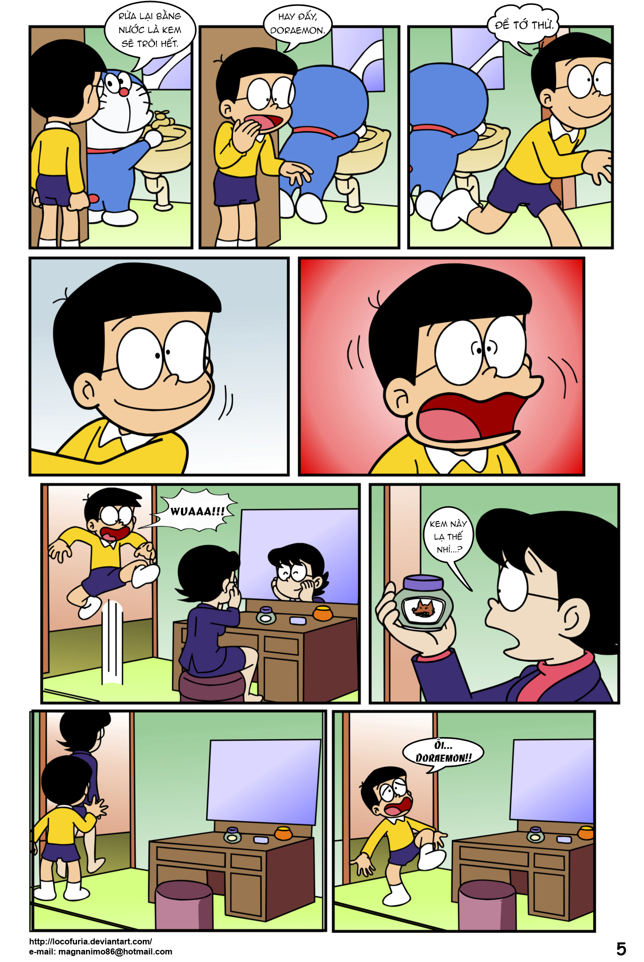 Đọc truyện hentai DORAEMON? - Vol 1 - Chap 1: Kem Người Sói