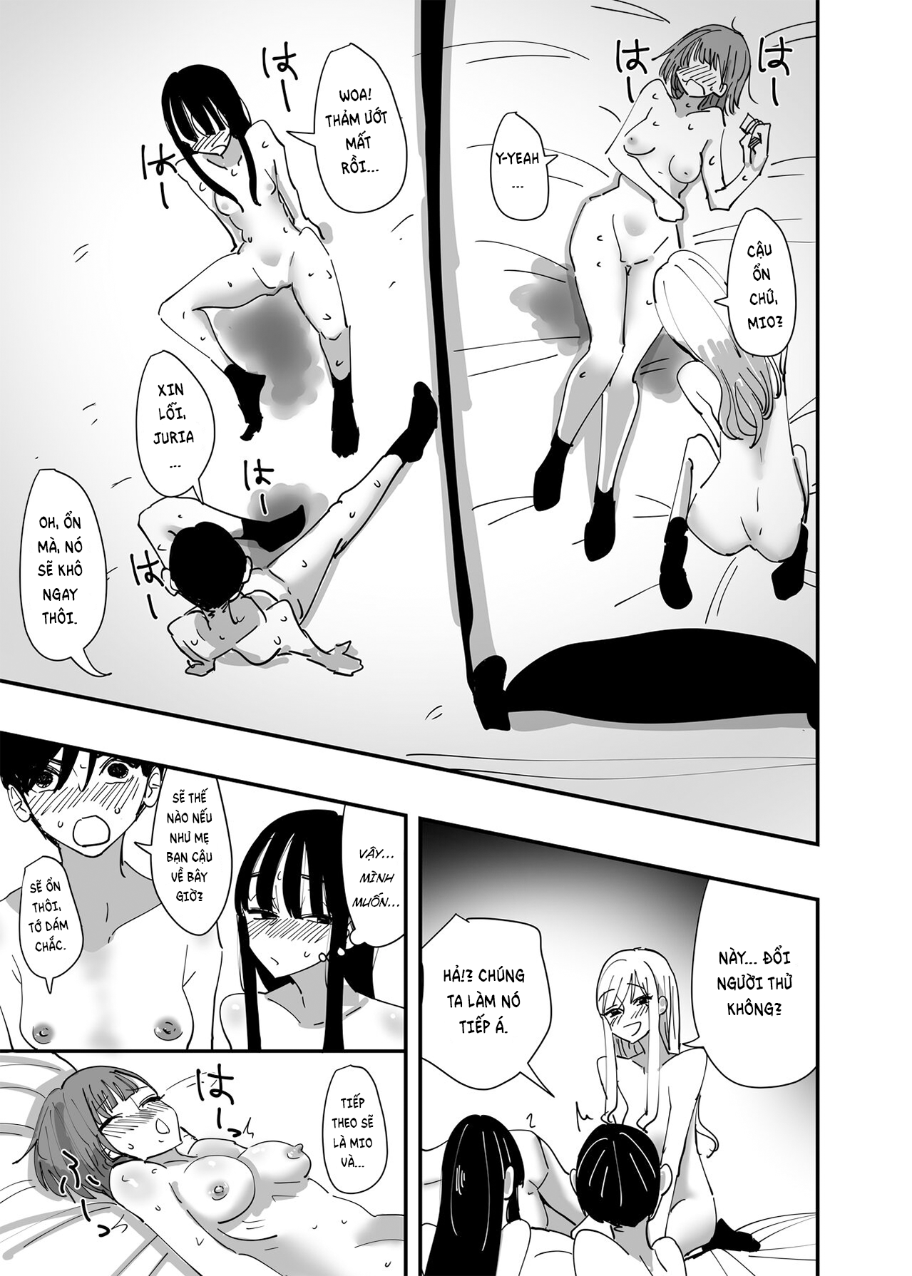 Đọc truyện hentai Chuyện tình của những cô nàng táo bạo - Chap 1