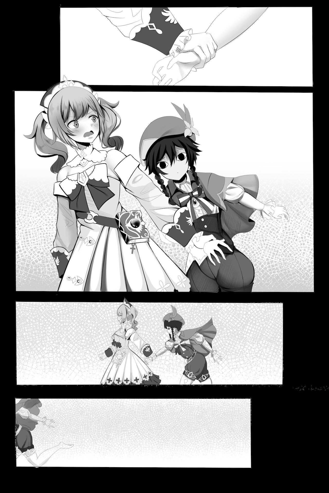 Đọc truyện hentai Hỡi Ngài Barbatos, xin hãy tha thứ cho tôi - Chap 2: Venti và Barbara