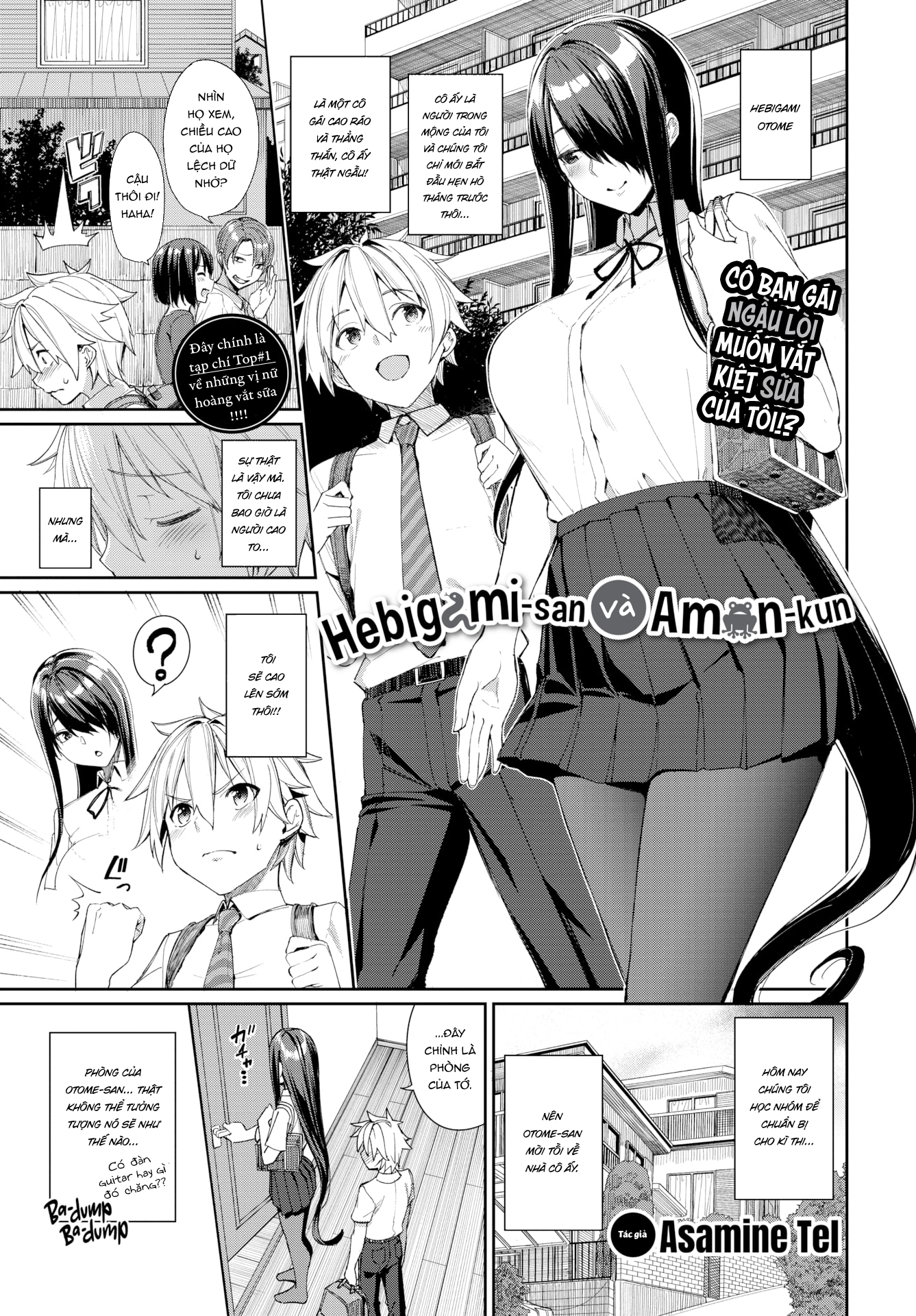 Đọc truyện hentai Hebigami-san và Amon-kun - Oneshot ngọt [Không che]