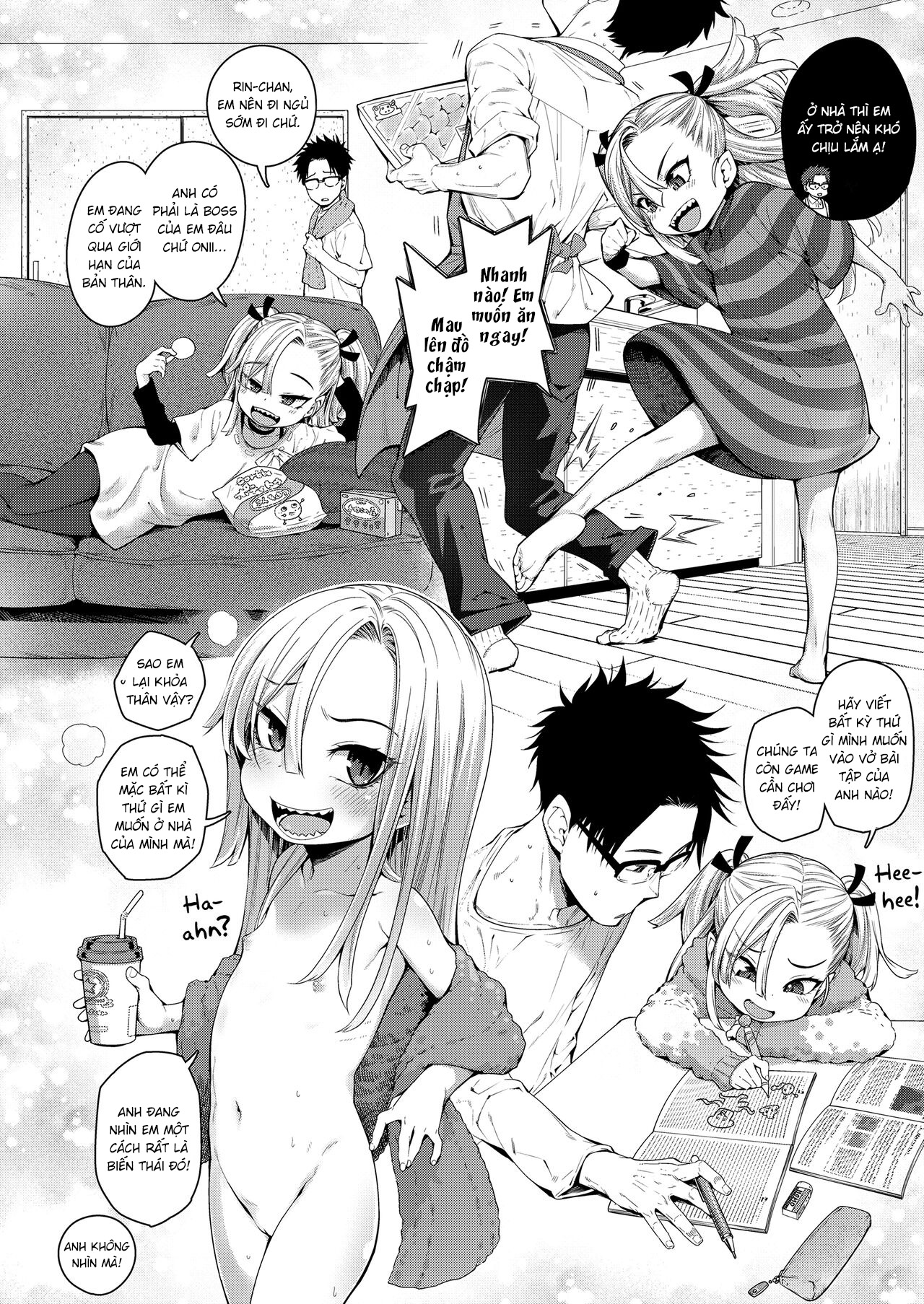 Đọc truyện hentai Vì em gái của tôi đang gặp rắc rối..!! - Oneshot