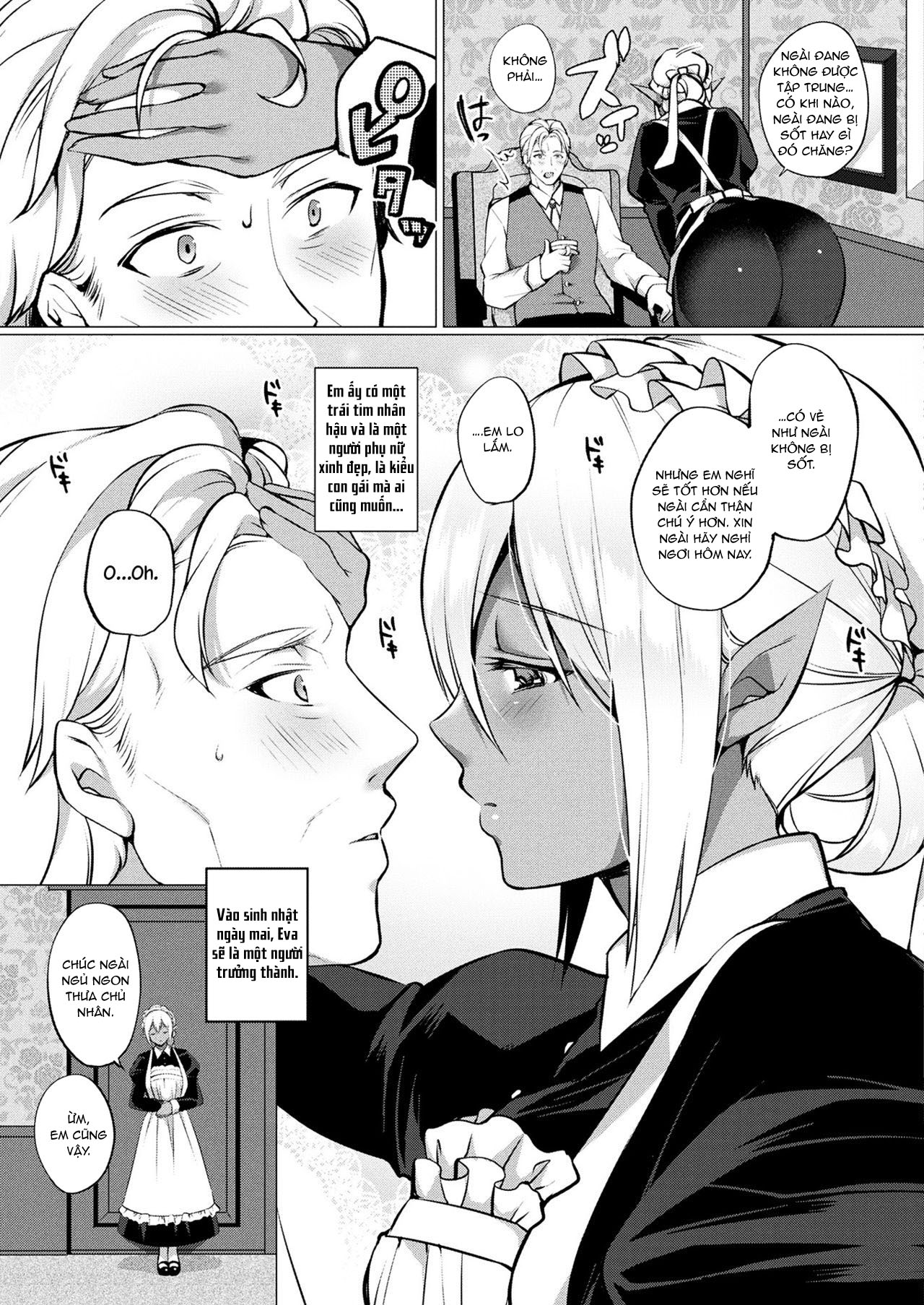 Đọc truyện hentai Chuyện tình của nàng Dark Elf - Oneshot