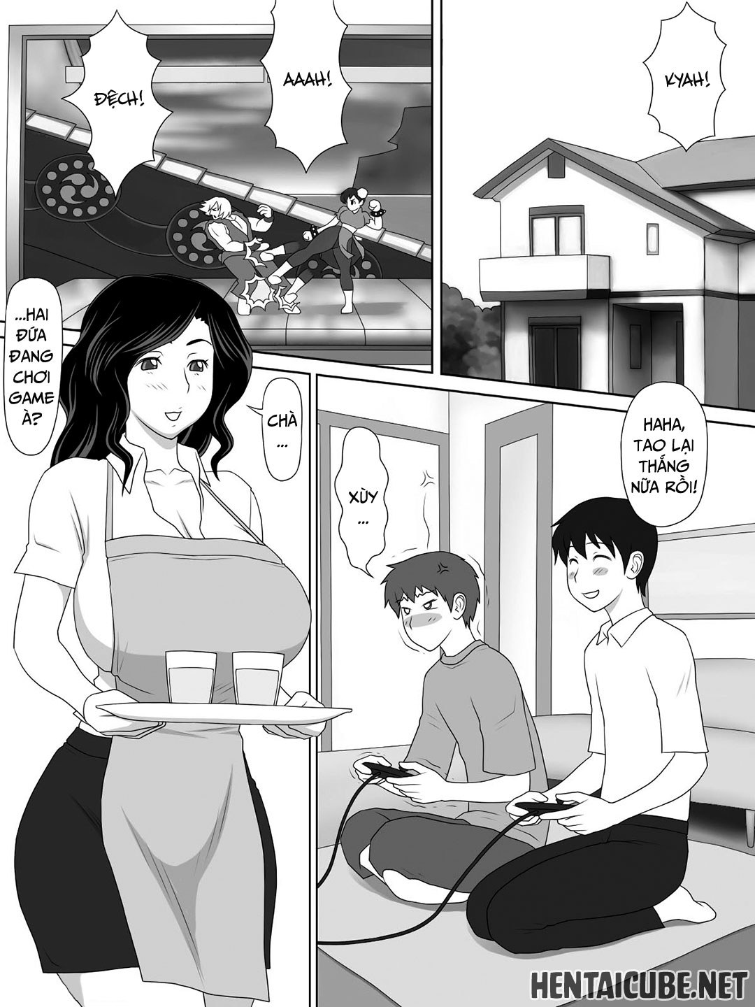 Đọc truyện hentai Mẹ tôi quá thân thiện với đứa bạn thân - Oneshot