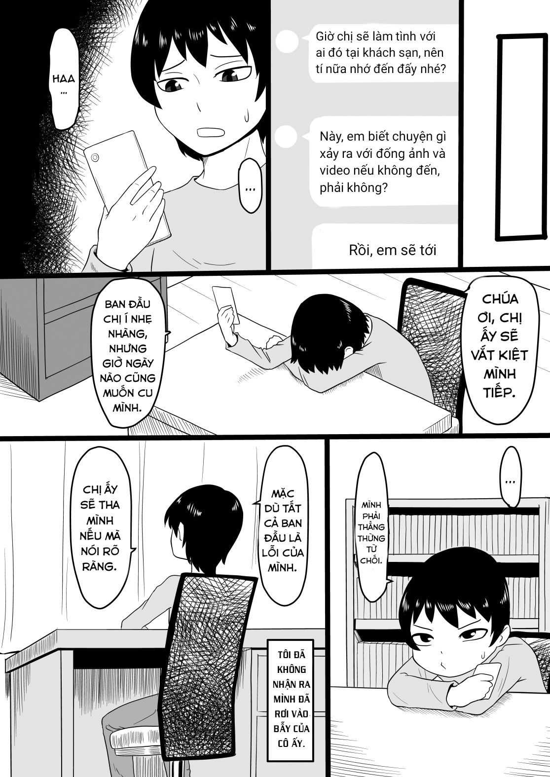 Đọc truyện hentai Warui Gal ni Tsukamatta Sonogo - Oneshot