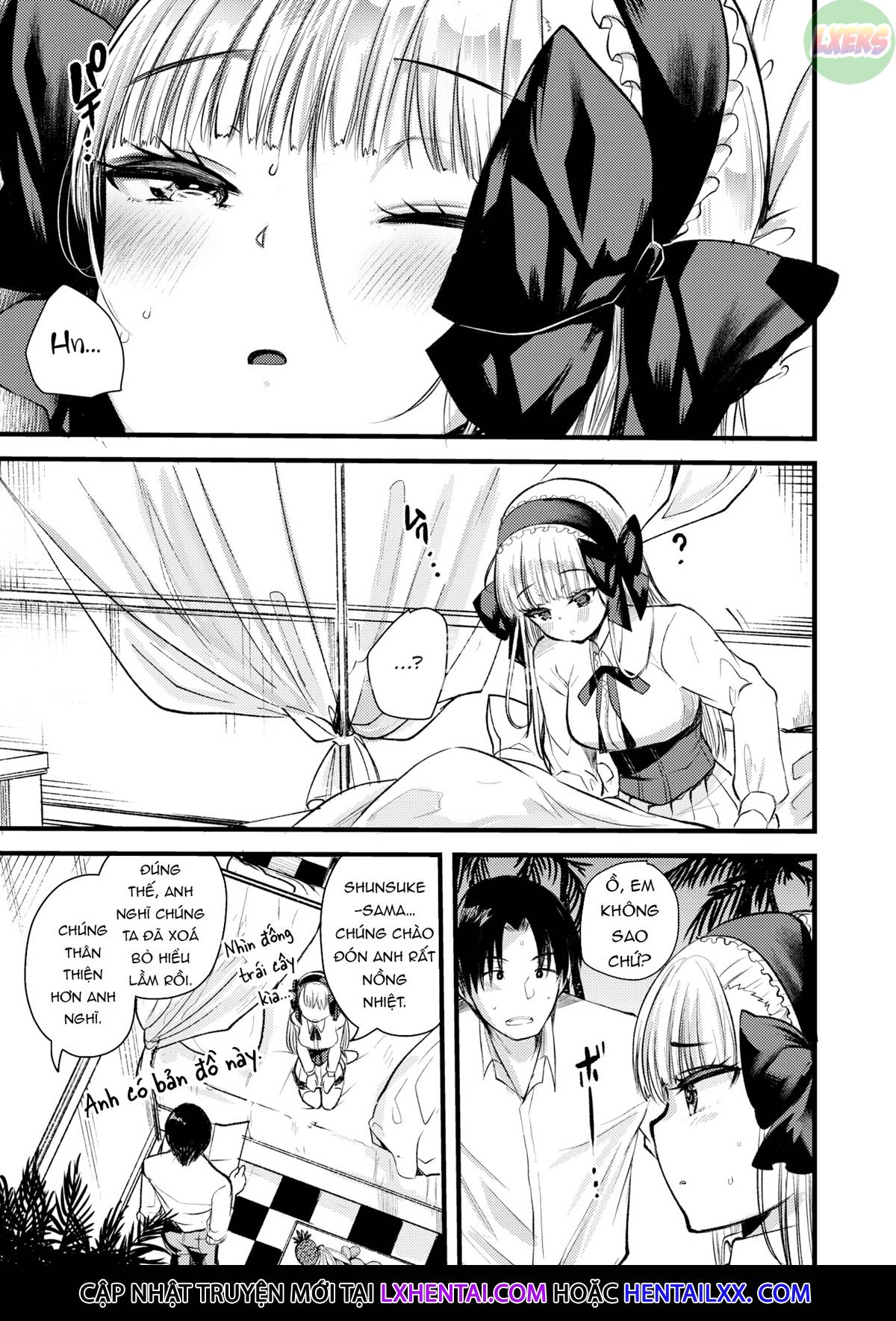 Đọc truyện hentai Cuộc sống thư thái nơi đảo hoang cùng cô Kỵ sĩ công chúa Level 1 - Chap 7