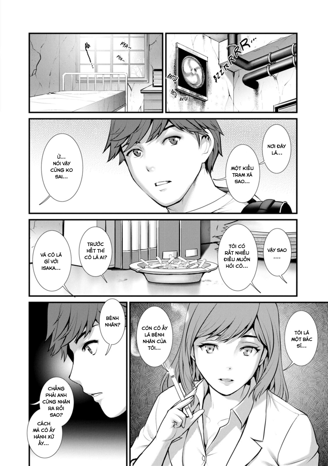 Đọc truyện hentai Tuần trăng mật dưới 30m đất - Chap 4
