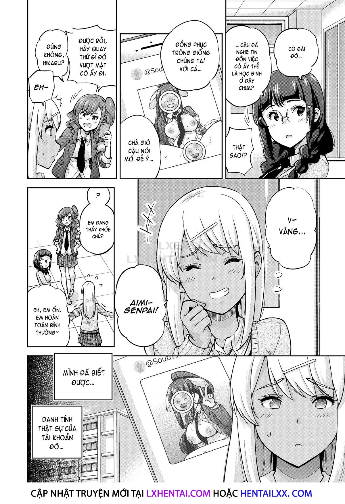 Đọc truyện hentai SNS Seitokai Yakuin Wo Netotte Share Suru Hanashi. Chap 3