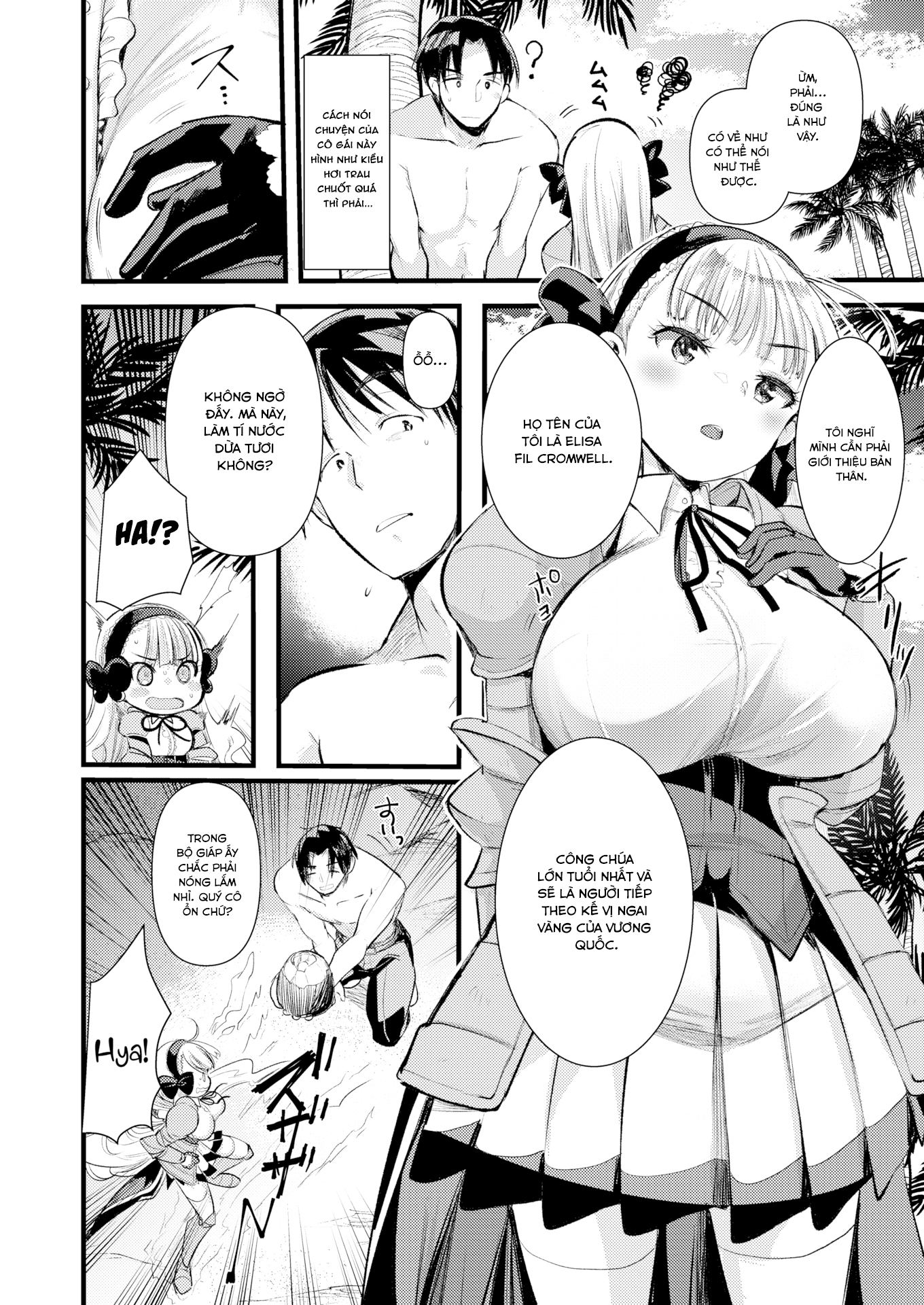 Đọc truyện hentai Cuộc sống thư thái nơi đảo hoang cùng cô Kỵ sĩ công chúa Level 1 - Chương 1