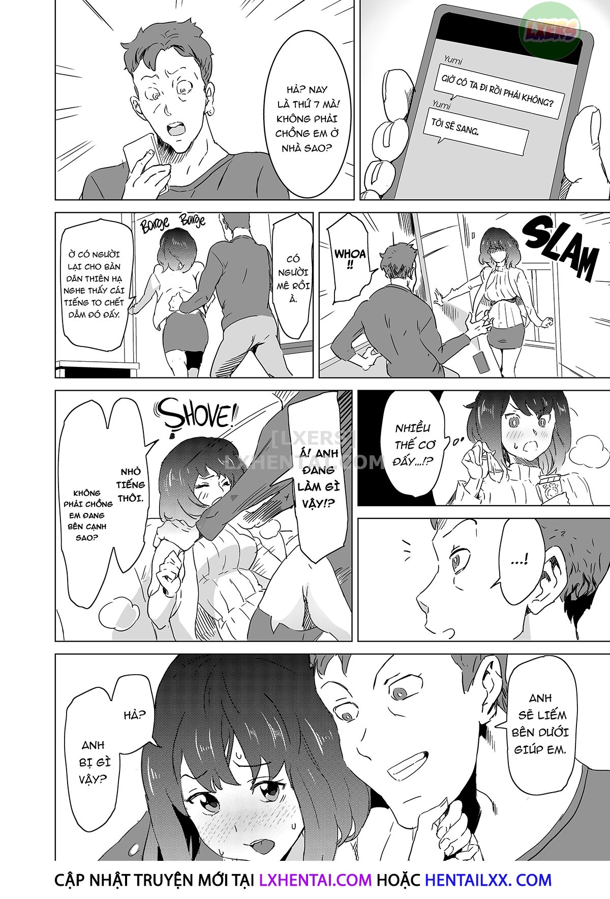 Đọc truyện hentai My Wife Would Never Moan Like in the Unrealistic Porn My Neighbor Watches - Chap 2