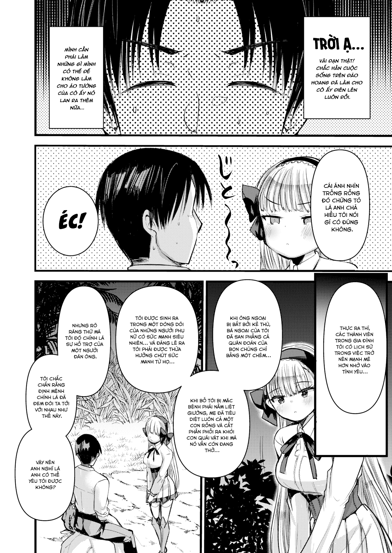 Đọc truyện hentai Cuộc sống thư thái nơi đảo hoang cùng cô Kỵ sĩ công chúa Level 1 - Chương 4
