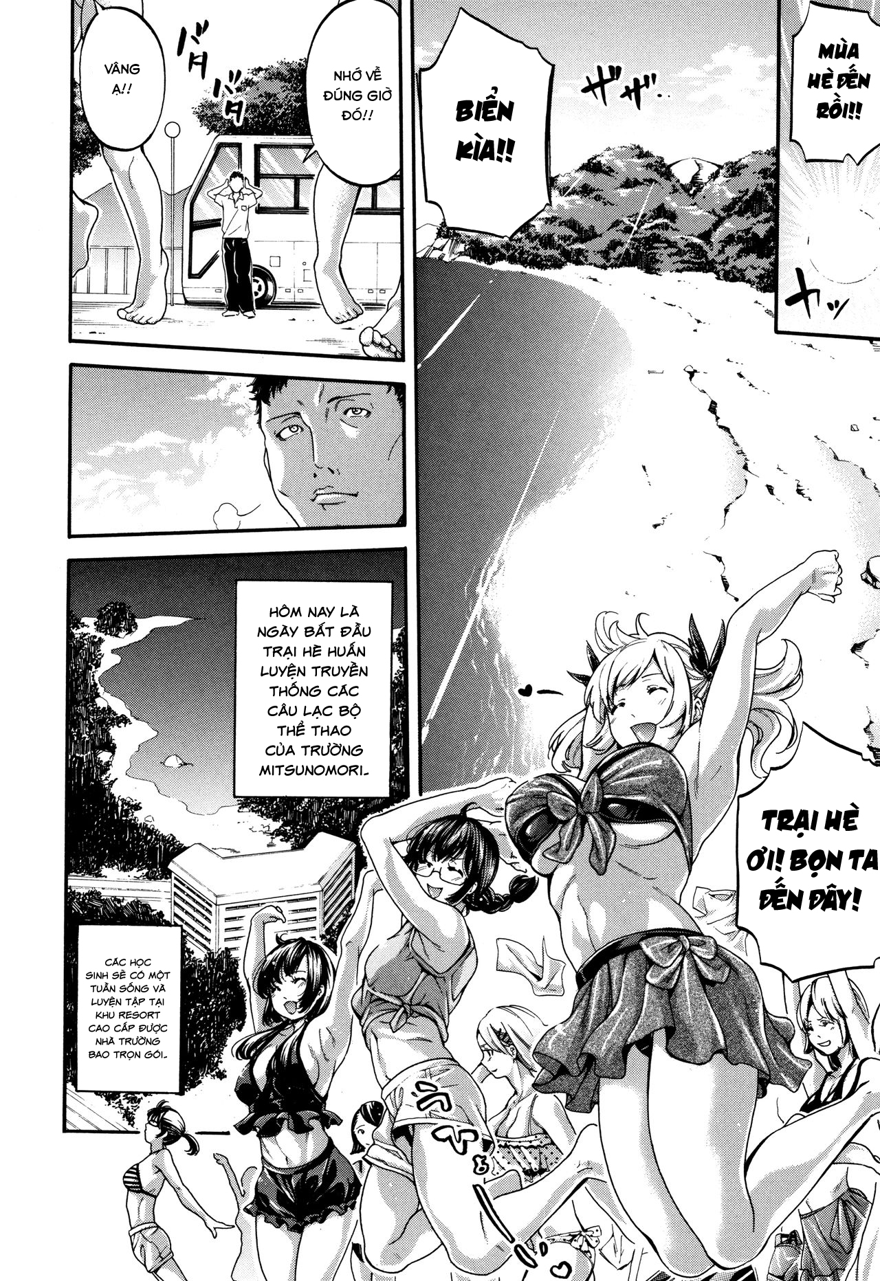 Đọc truyện hentai Bukatsu Shoujo Paradise ~ Asekkaki no Tenshi-tachi - Chap 3