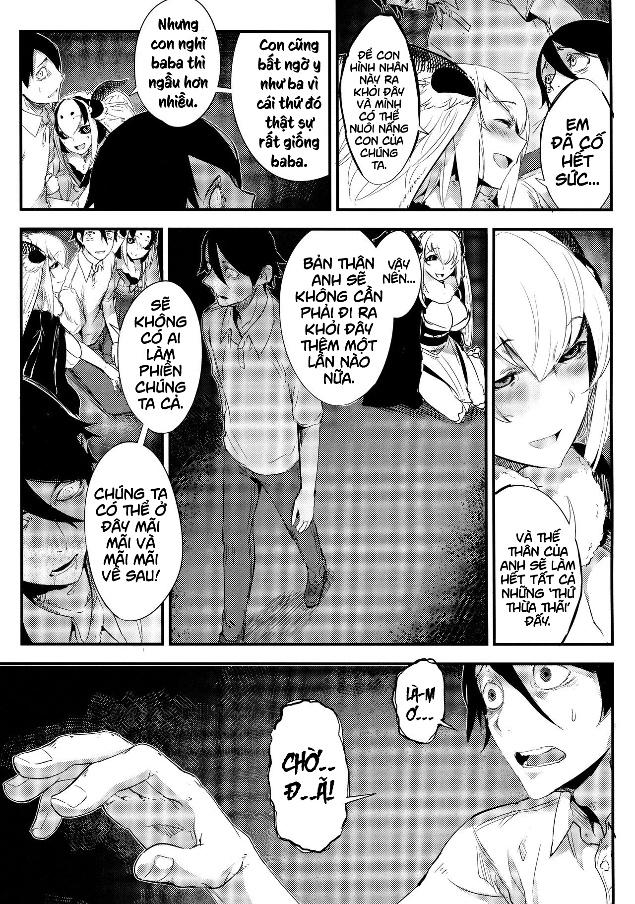 Đọc truyện hentai Nền Trắng Kí Ức - Chap 4 - Kết thúc vòng lặp - Bad Ending