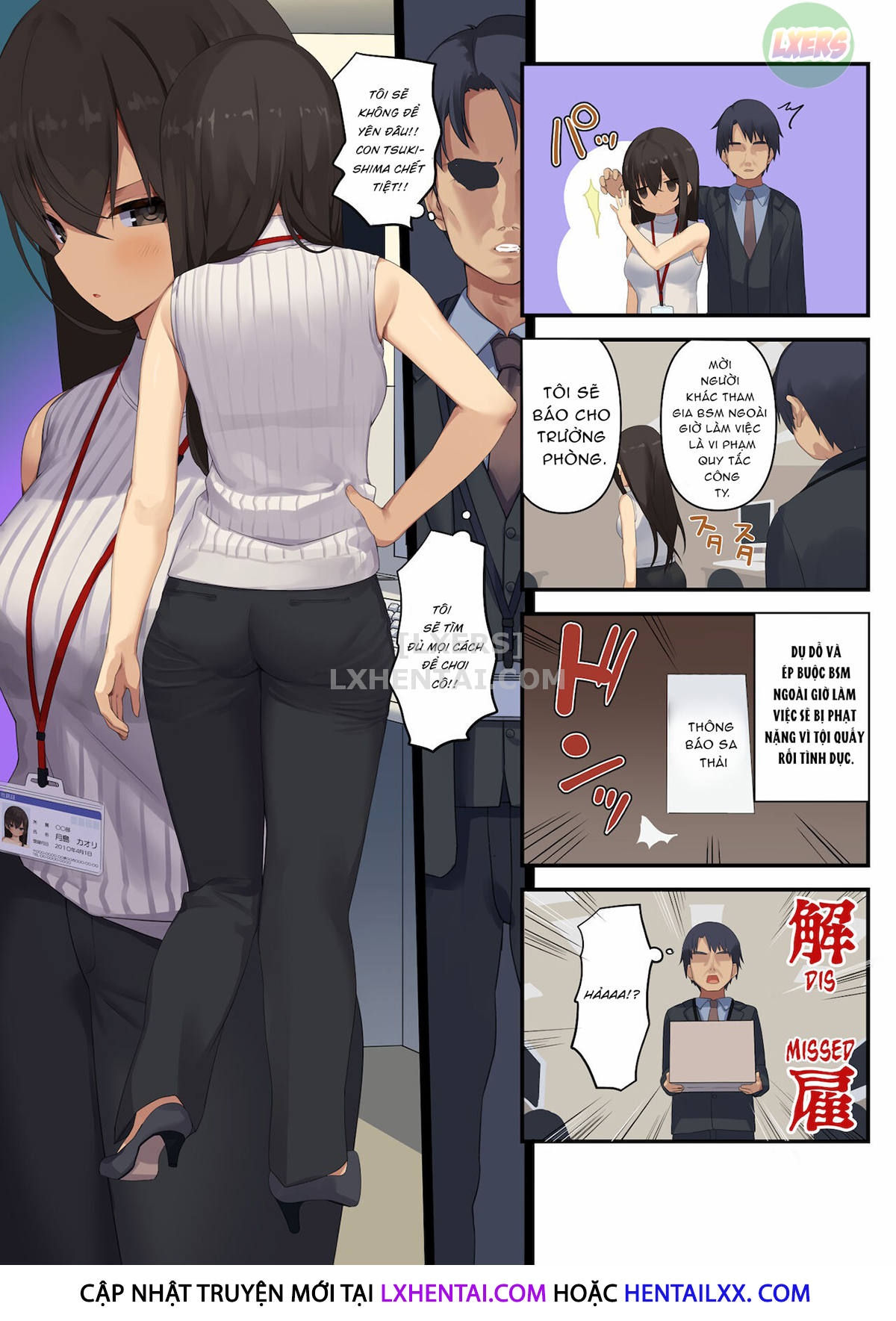 Đọc truyện hentai Business Sex Manner Fukushuu No Joushi Hen - Oneshot